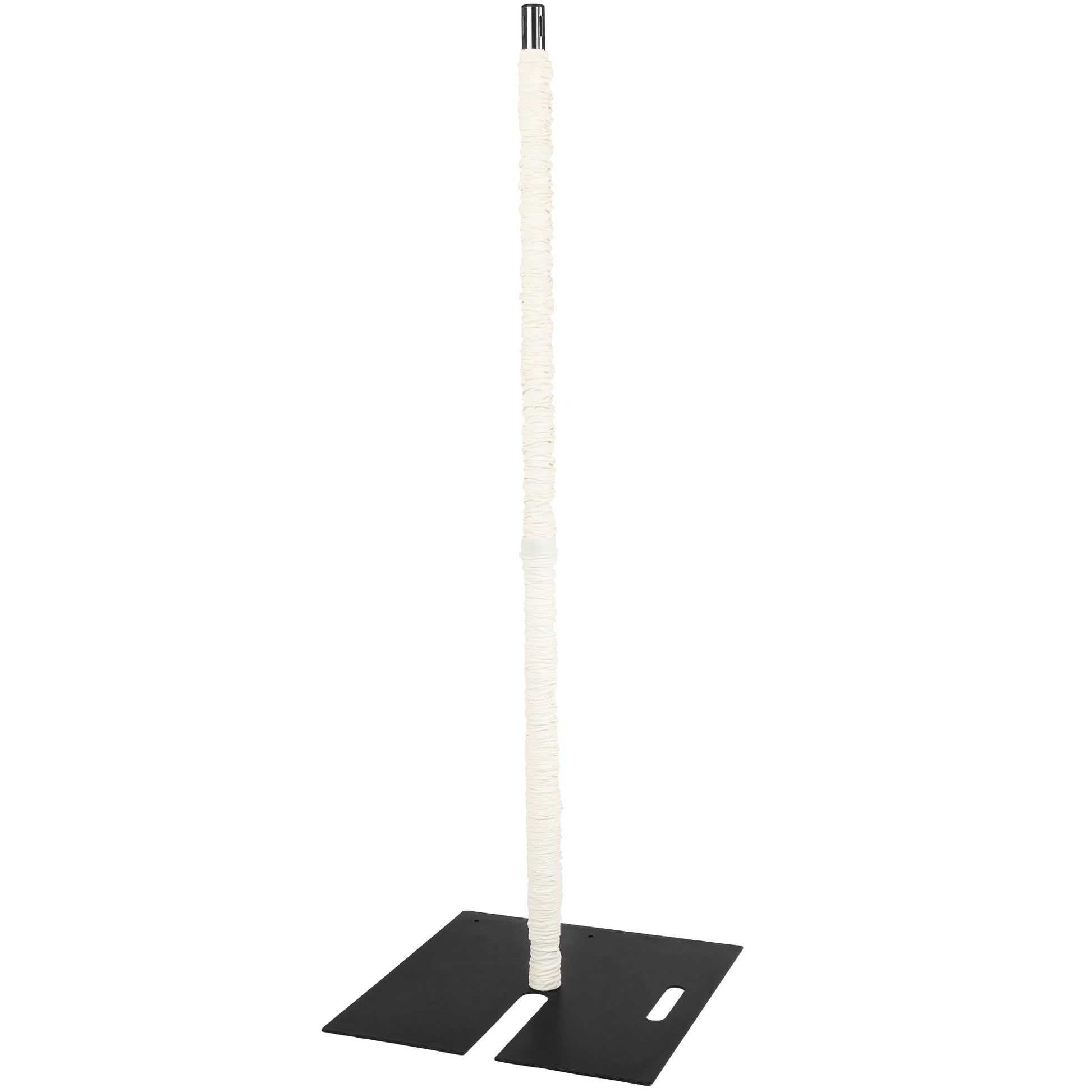 20ft Spandex Upright Pole Cover - Ivory - CV Linens