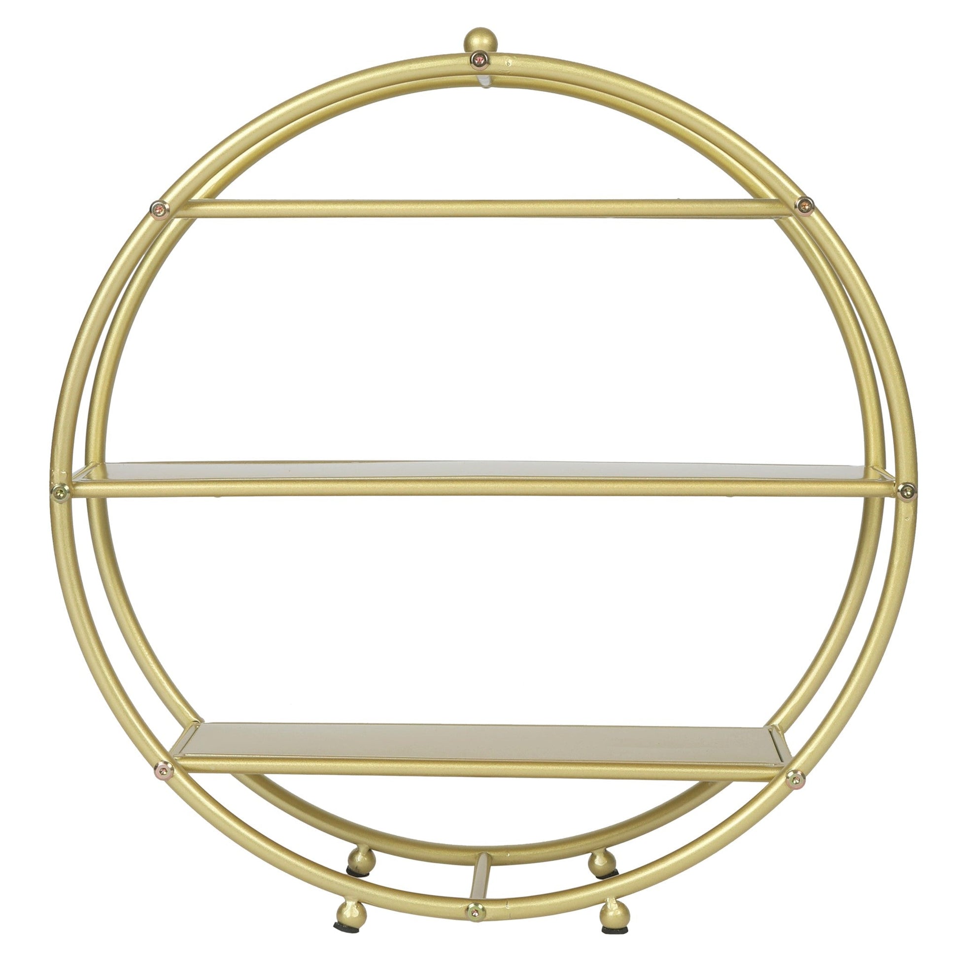 3 Tier Wheel Ring Dessert Stand - Gold
