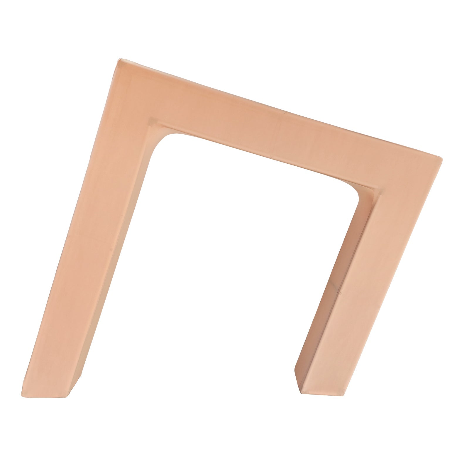 Spandex Cover for 3D Tilted Rectangular Backdrop Stand - Blush/Rose Gold