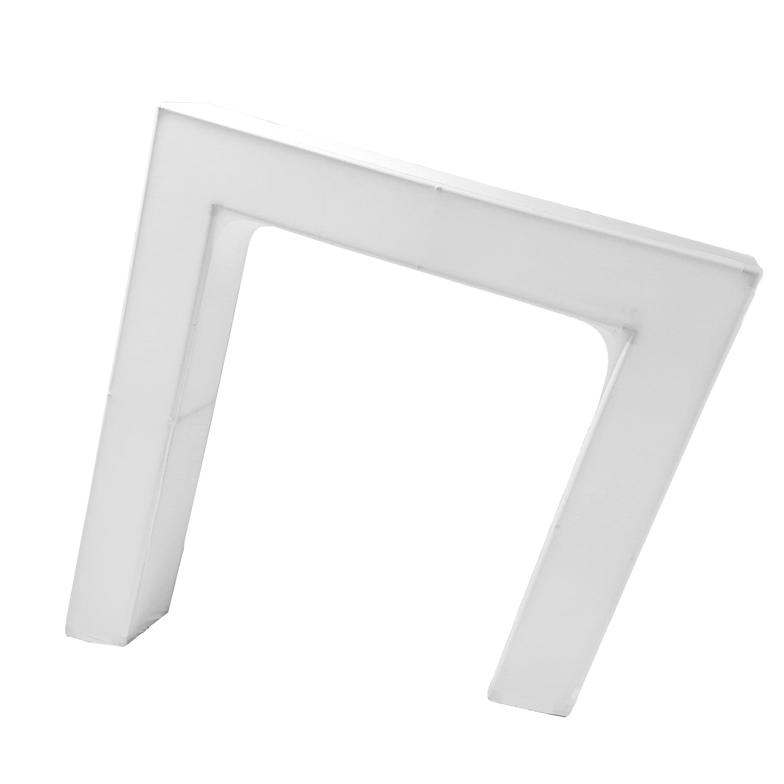 Spandex Cover for 3D Large 7.85ft Tilted Rectangular Backdrop Stand - White