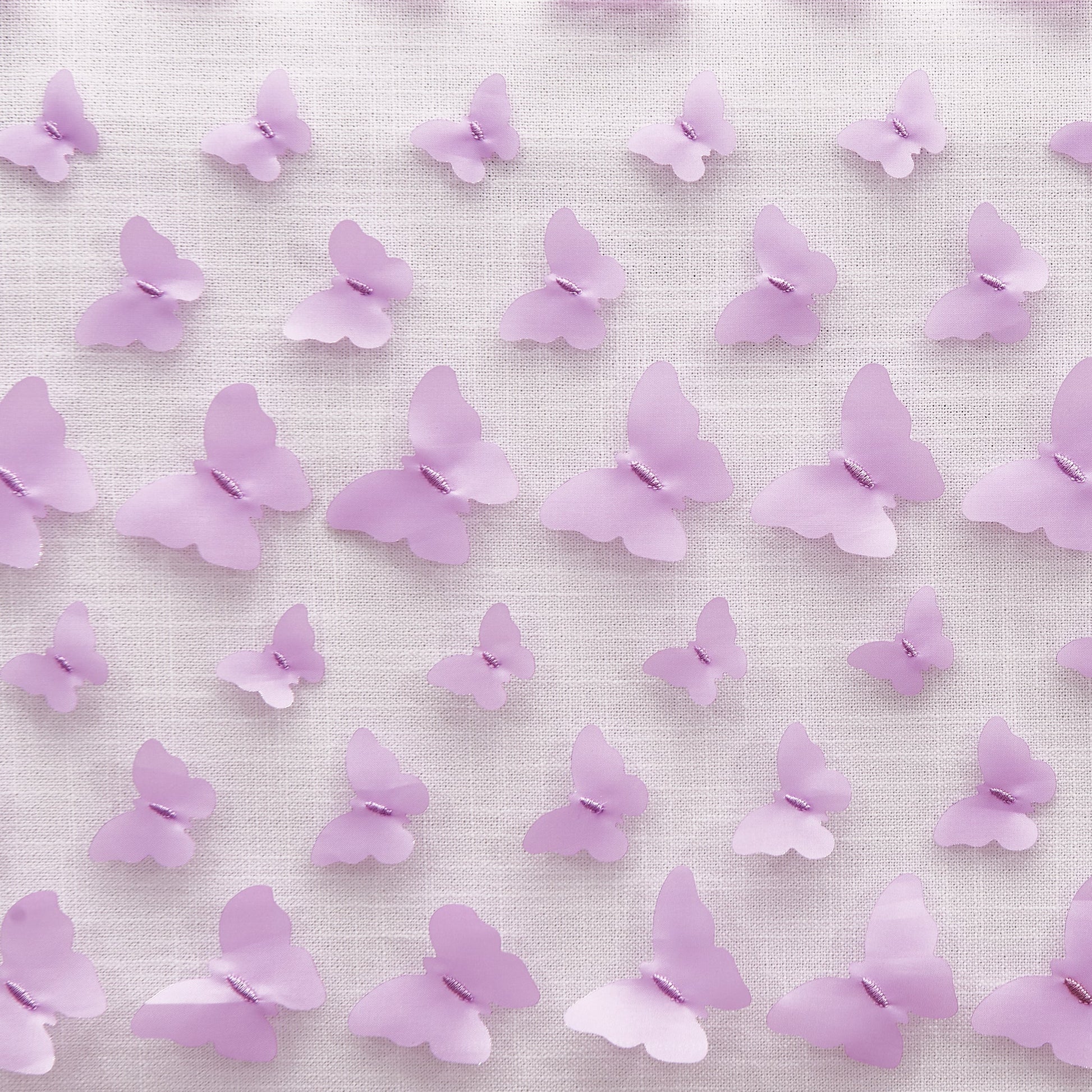 3D Butterfly Sheer Tablecloth 50"x102" Rectangular - Lavender