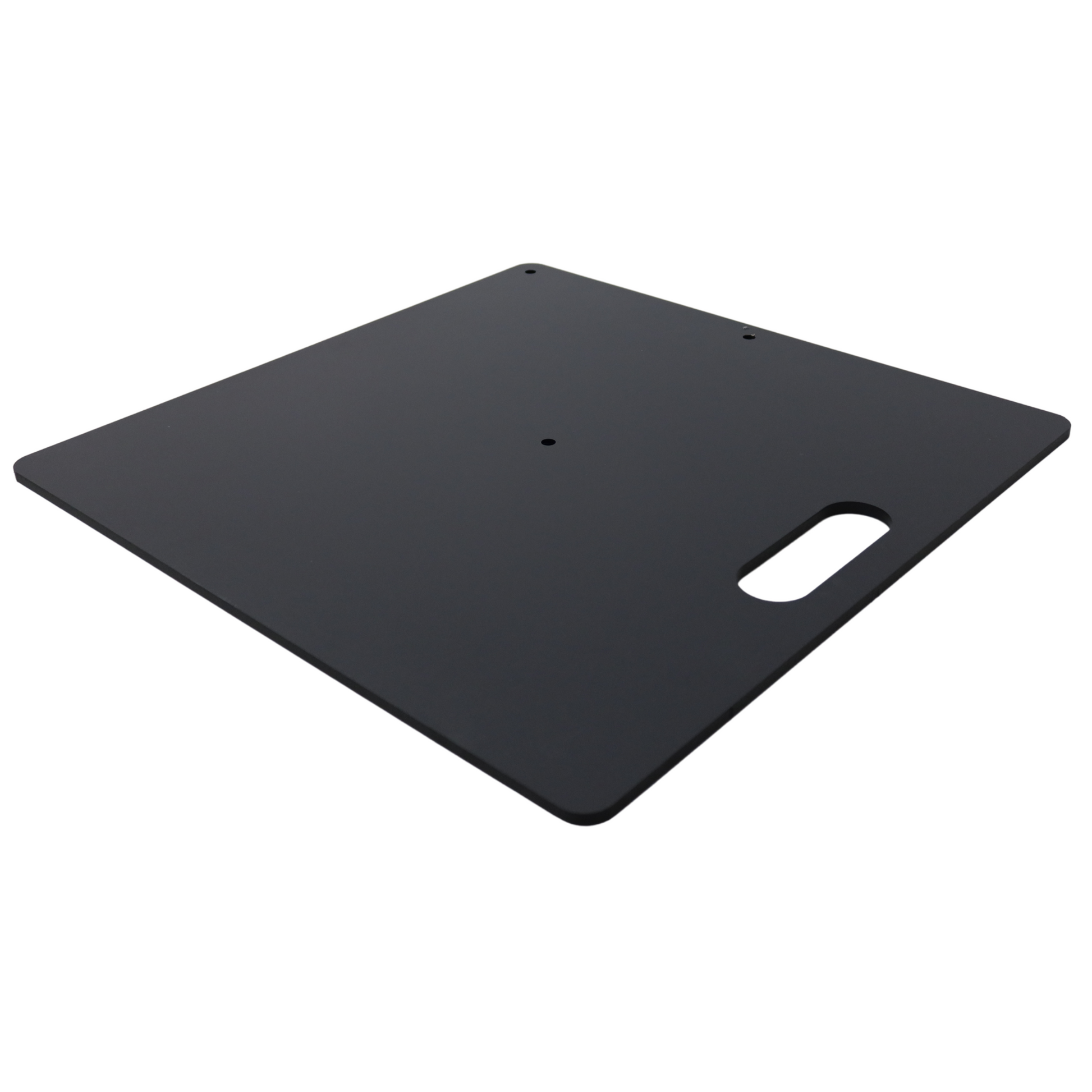 Base stand 24" x 24" x 3/8" for slip fit system(Fits set C) - Black
