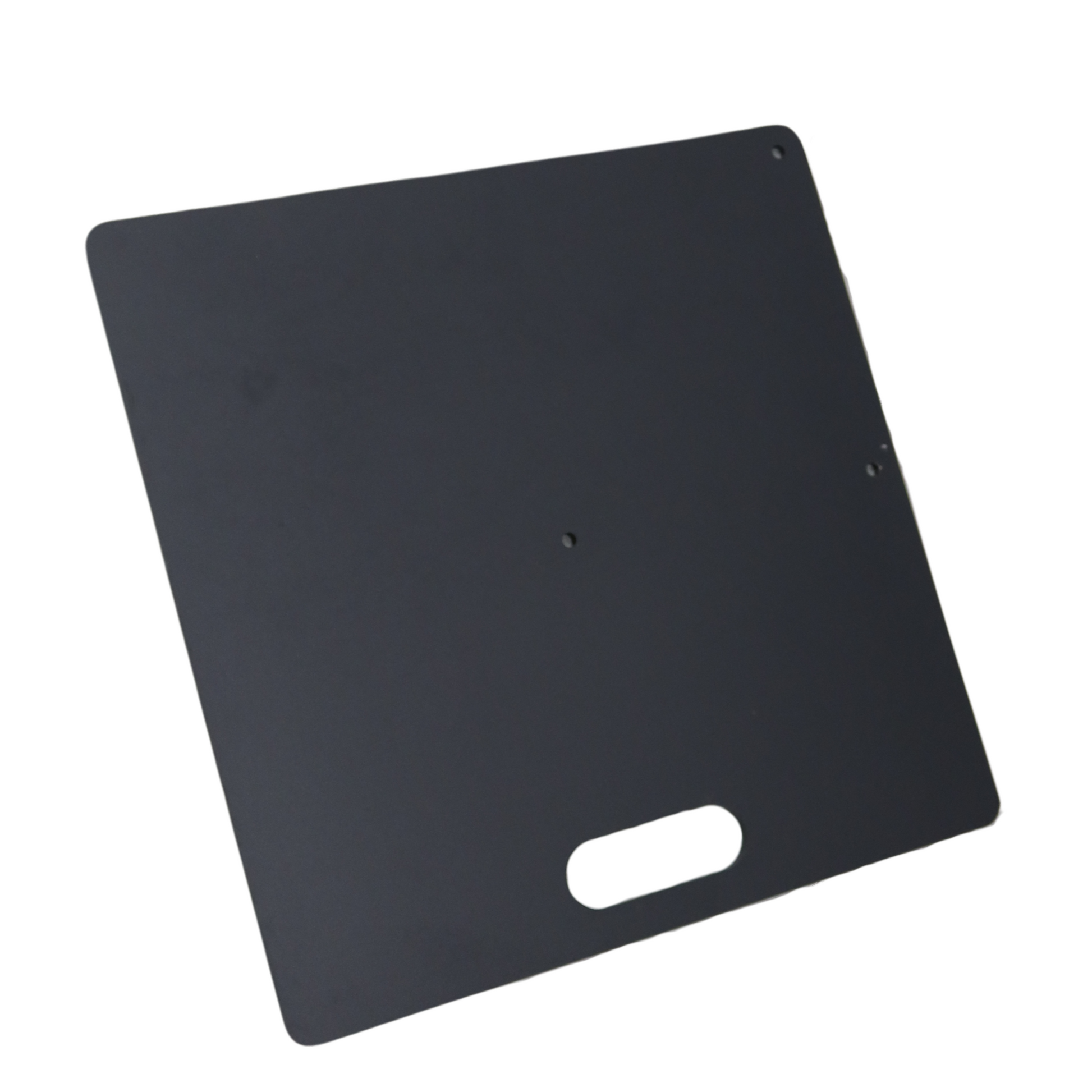 Base stand 18" x 18" x 3/16" slip fit (Fits set A) - Black