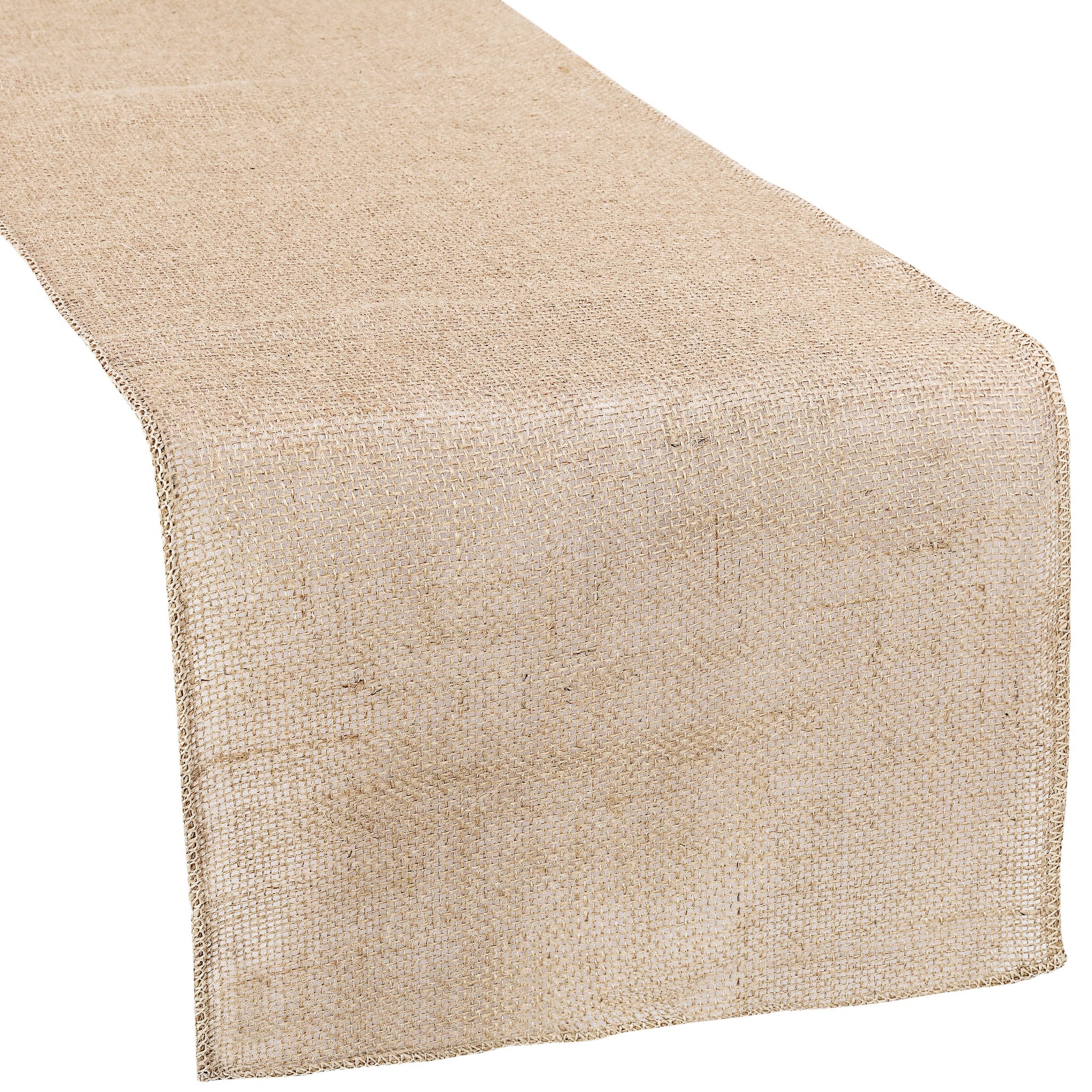 Burlap Table Runner 13"x108" - Natural Tan - CV Linens