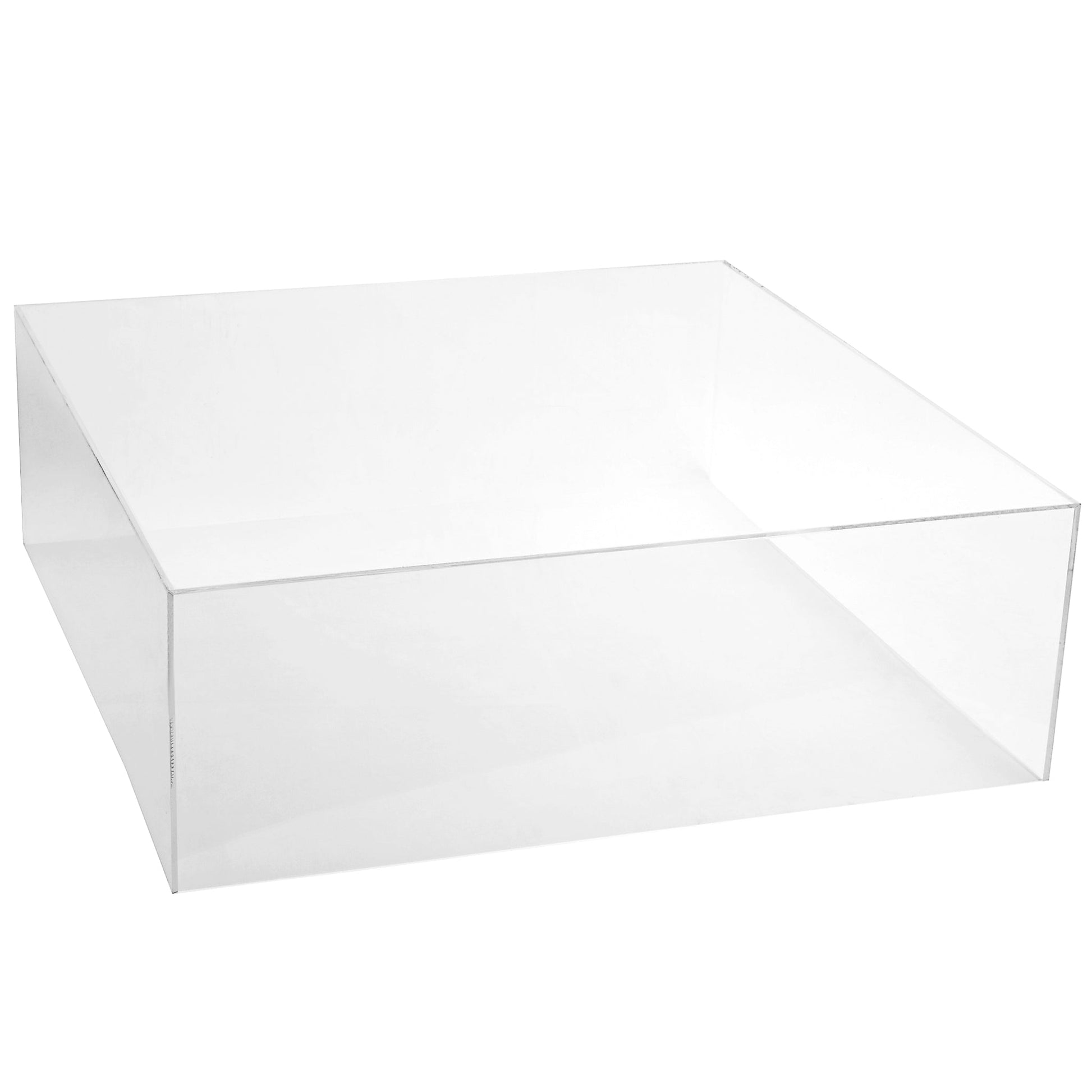 Clear Acrylic Cake Box Stand 18"x18" - CV Linens