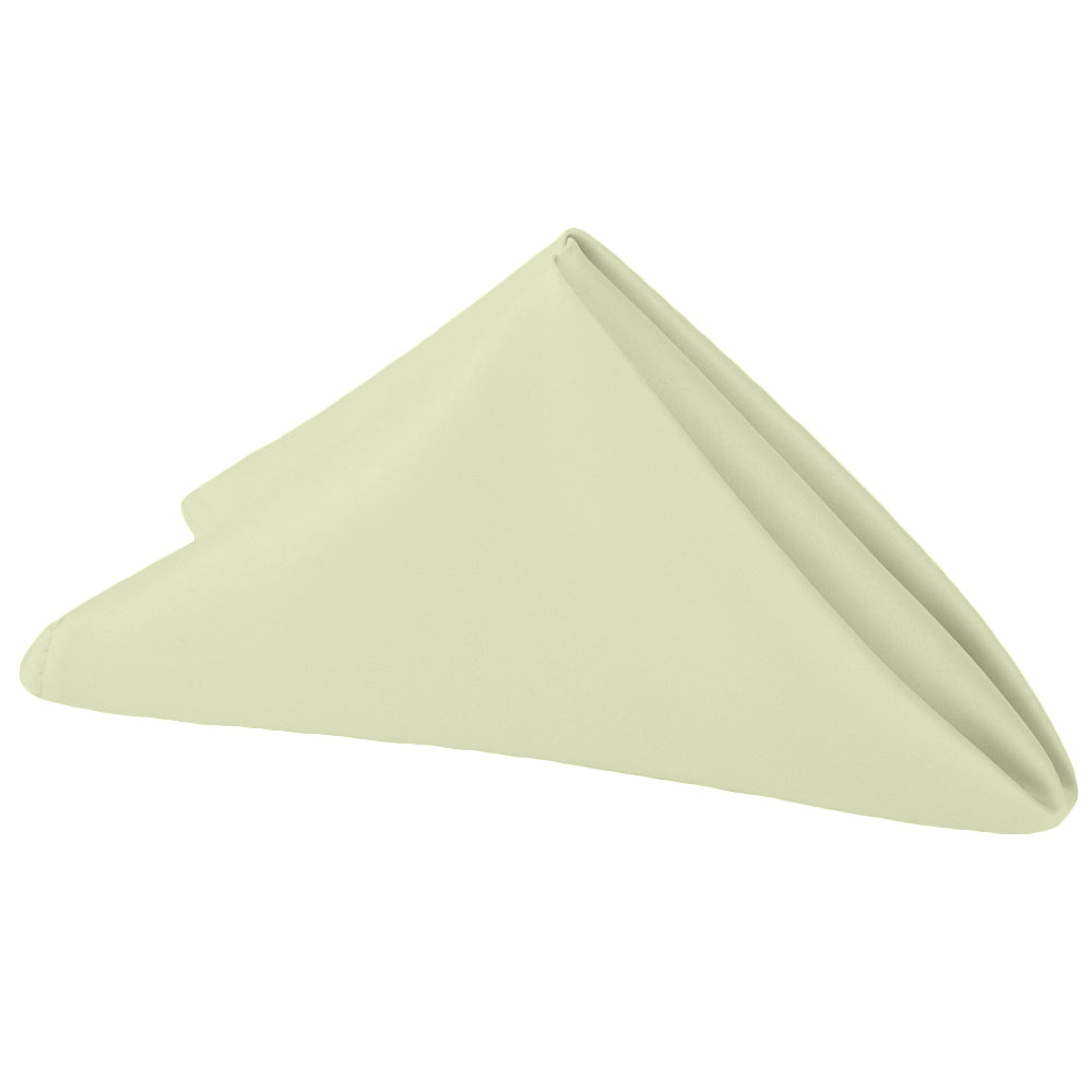 Lamour Satin Napkin 20"x20" - Sage Green - CV Linens