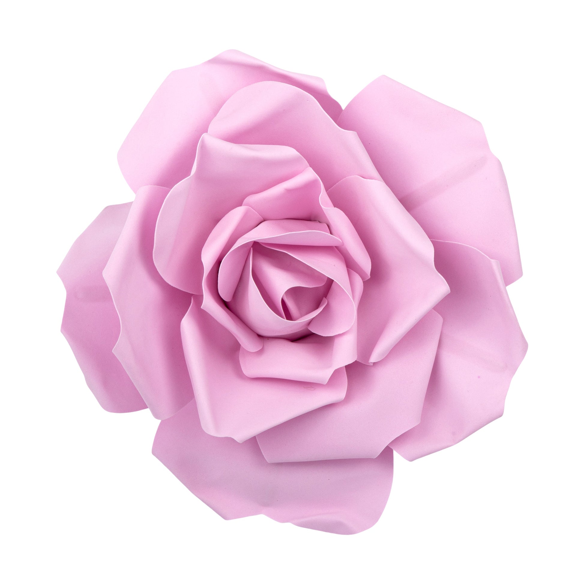 Large Foam Rose Wall Decor 30 cm - Pink