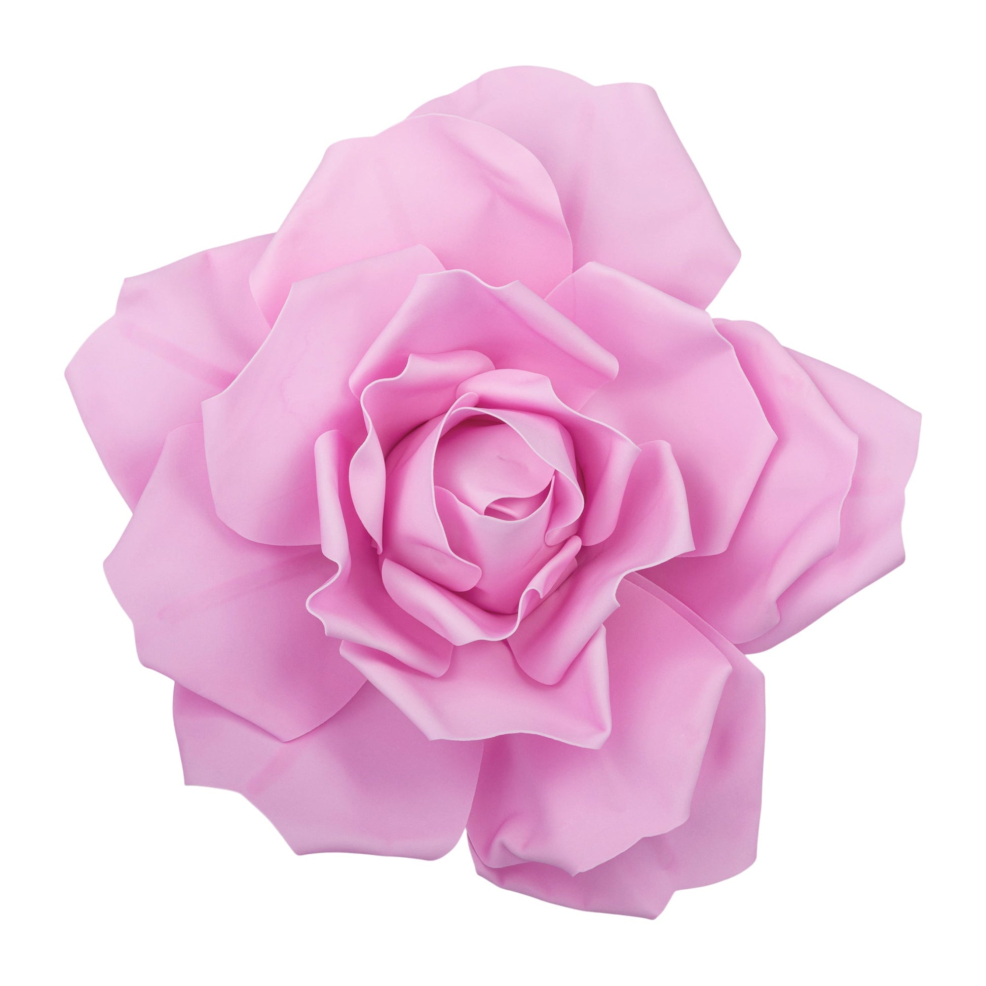 Large Foam Rose Wall Decor 40 cm - Pink