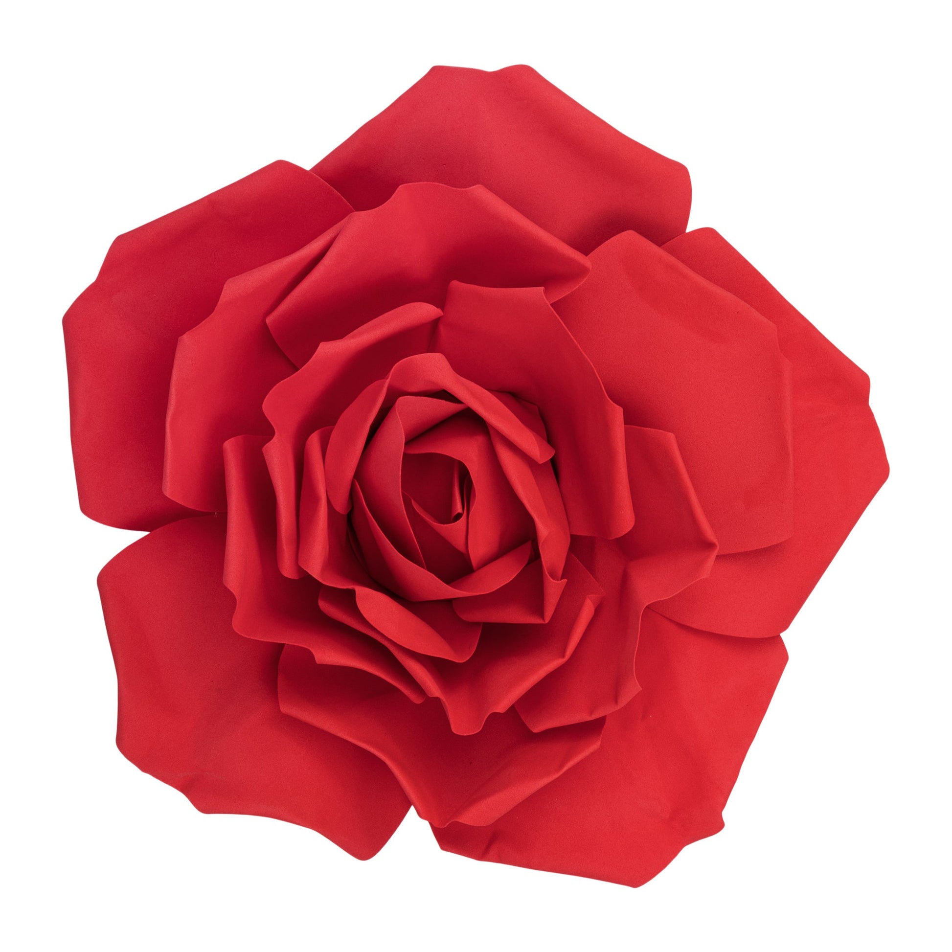 Large Foam Rose Wall Decor 40 cm - Red