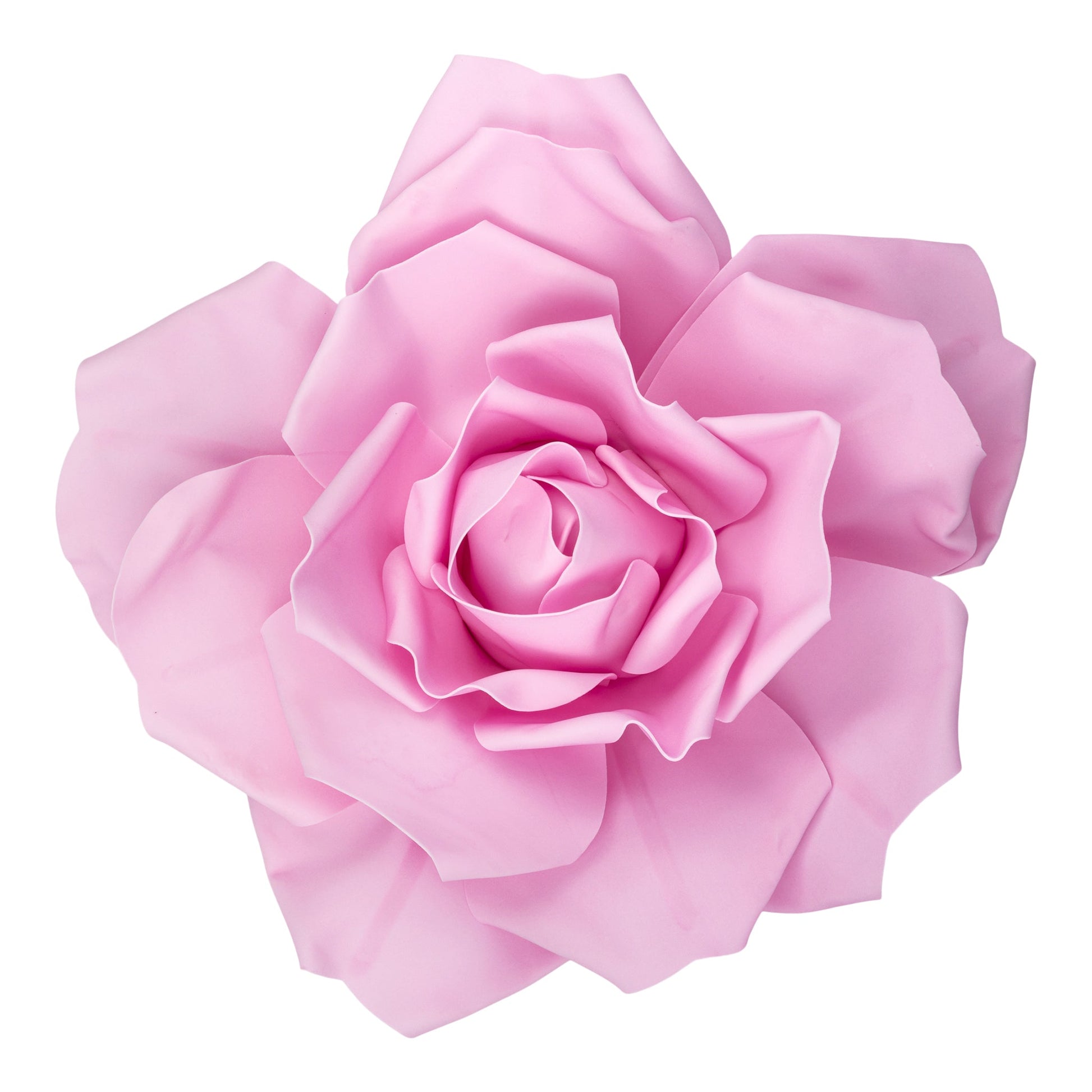Large Foam Rose Wall Decor 50 cm - Pink