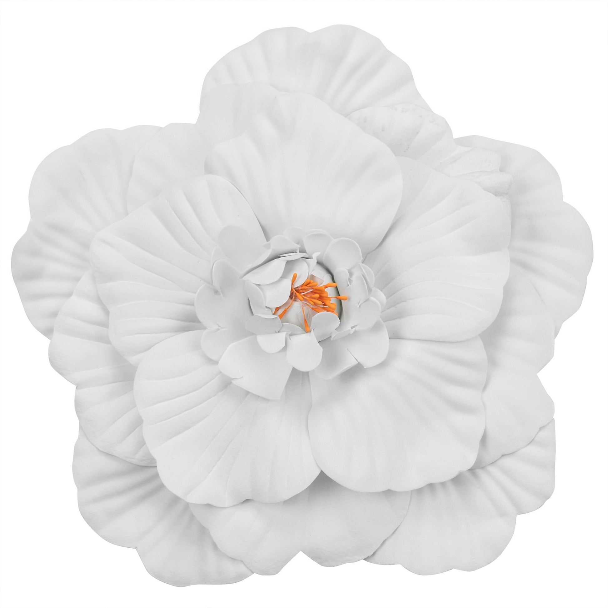 Large Foam Wedding Flower Wall Backdrop Decor 30 cm - White - CV Linens