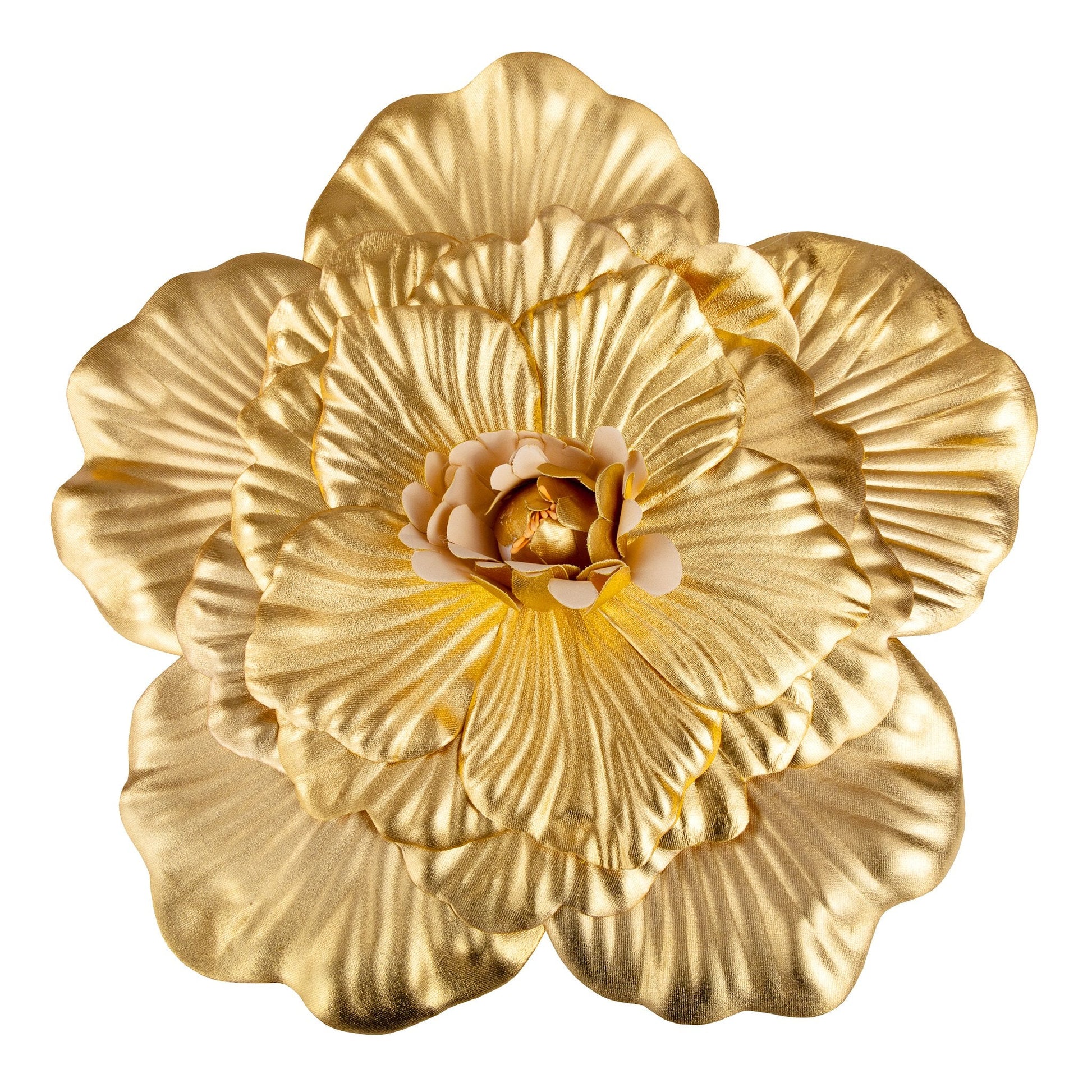 Large Foam Wedding Flower Wall backdrop decor 40 cm - Gold - CV Linens