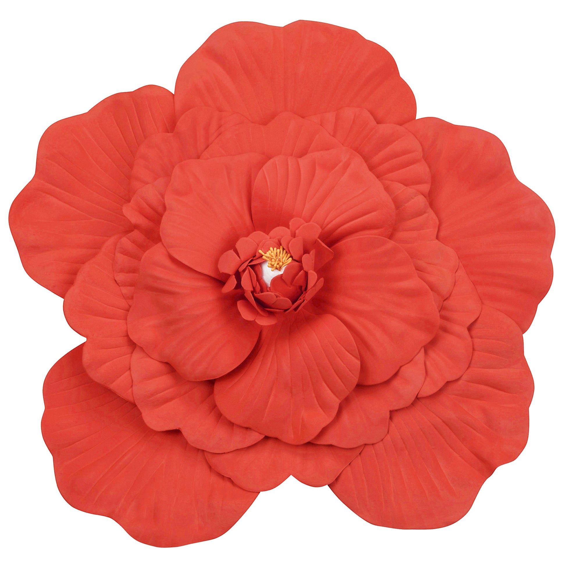 Large Foam Wedding Flower Wall backdrop decor 40 cm - Red - CV Linens