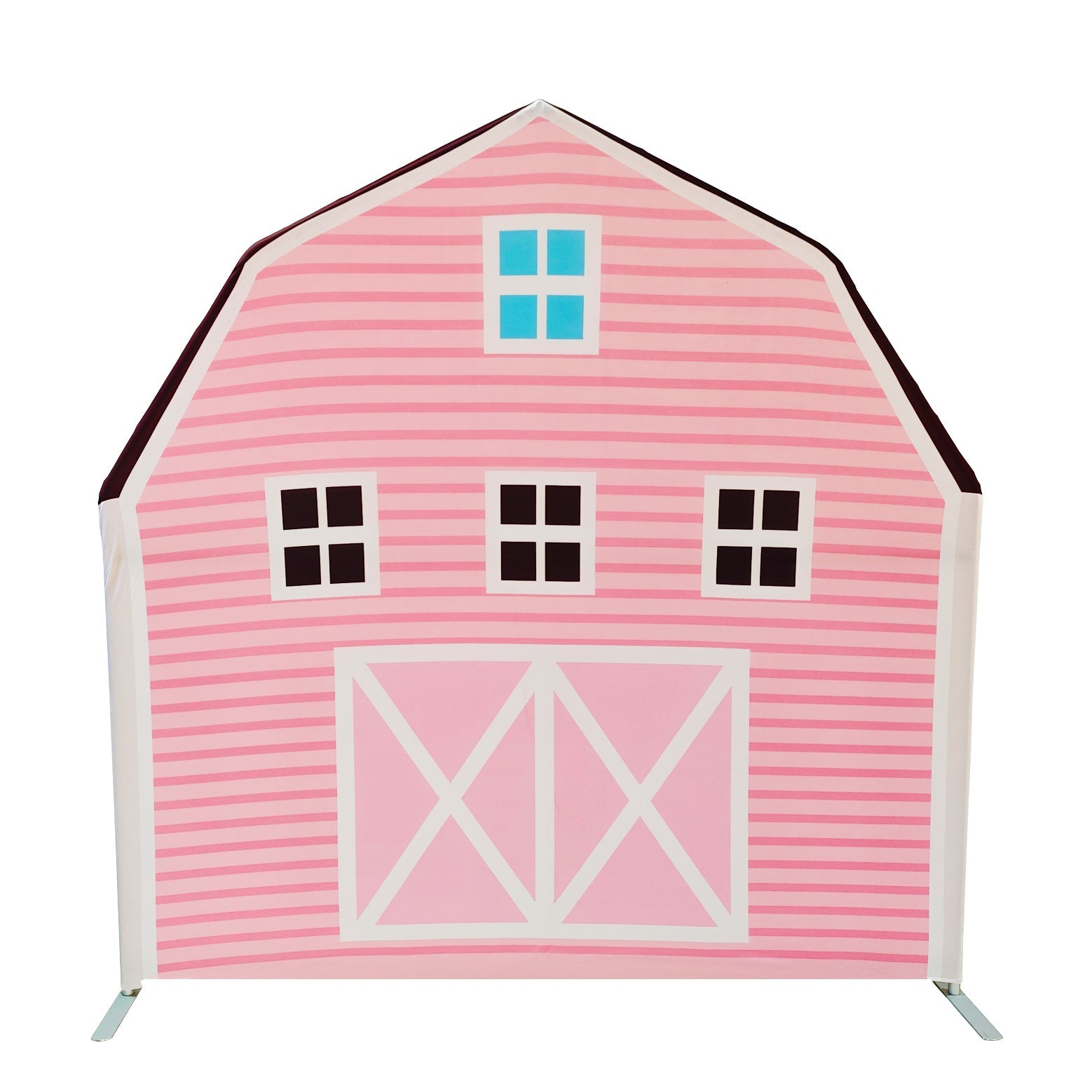 Pink Barn Printed Backdrop Spandex Cover
