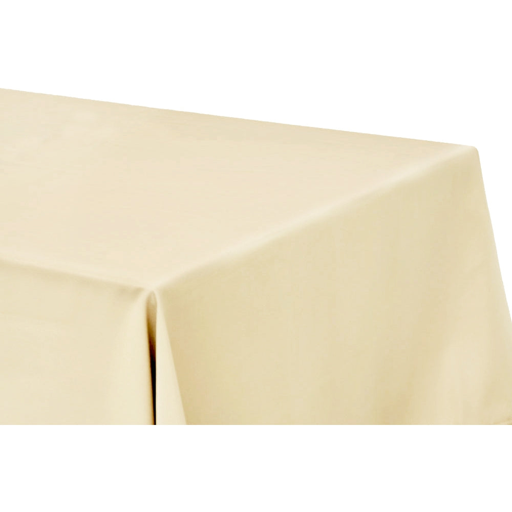 90"x156" Rectangular Oblong Polyester Tablecloth - Nude - CV Linens