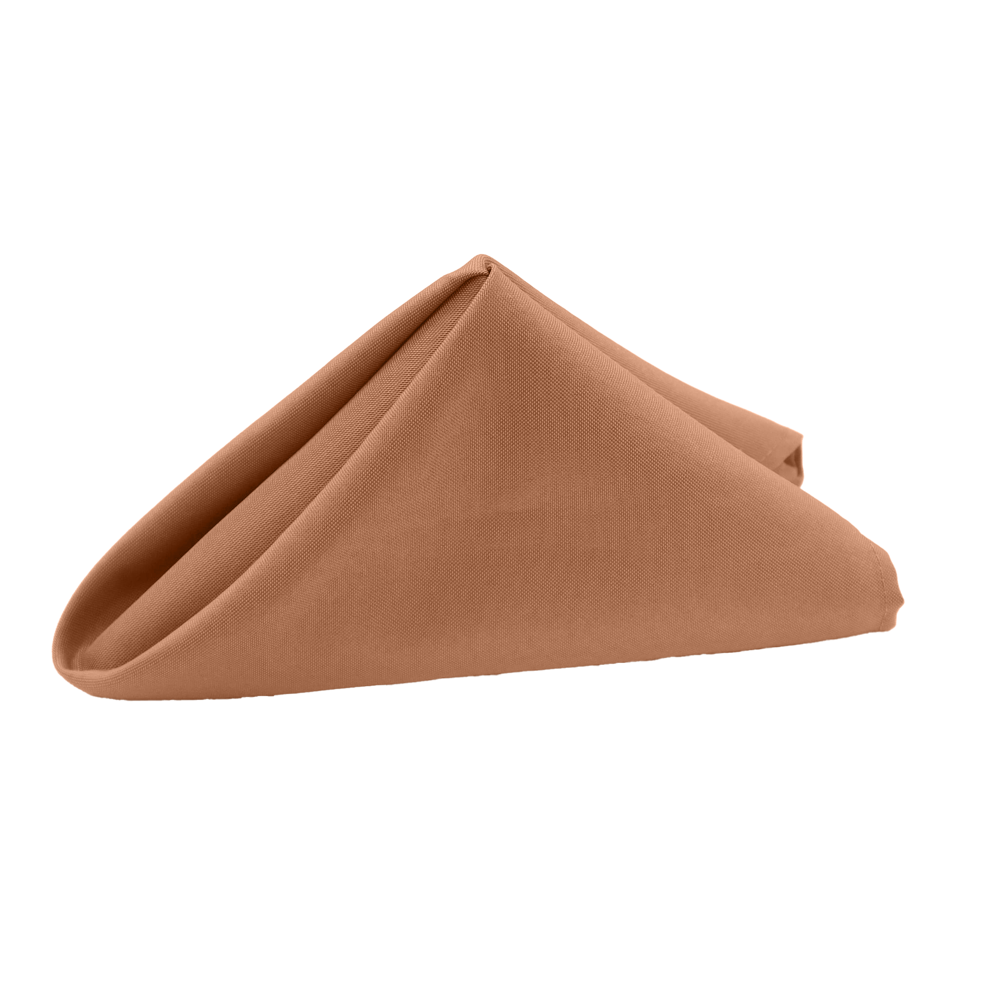 Premium Polyester Napkin 20"x20" - Latte Rose - CV Linens