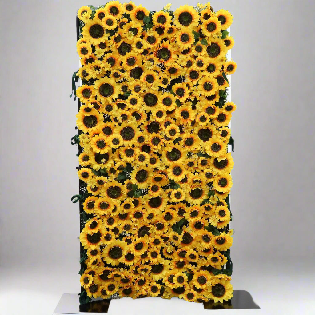 Premium Sunflower Wall Roll Up Backdrop 8ft x 4ft
