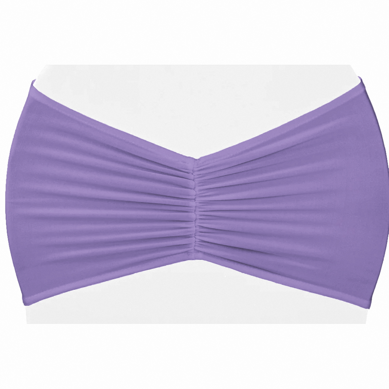 Ruffled Spandex Chair Band - Victorian Lilac/Wisteria