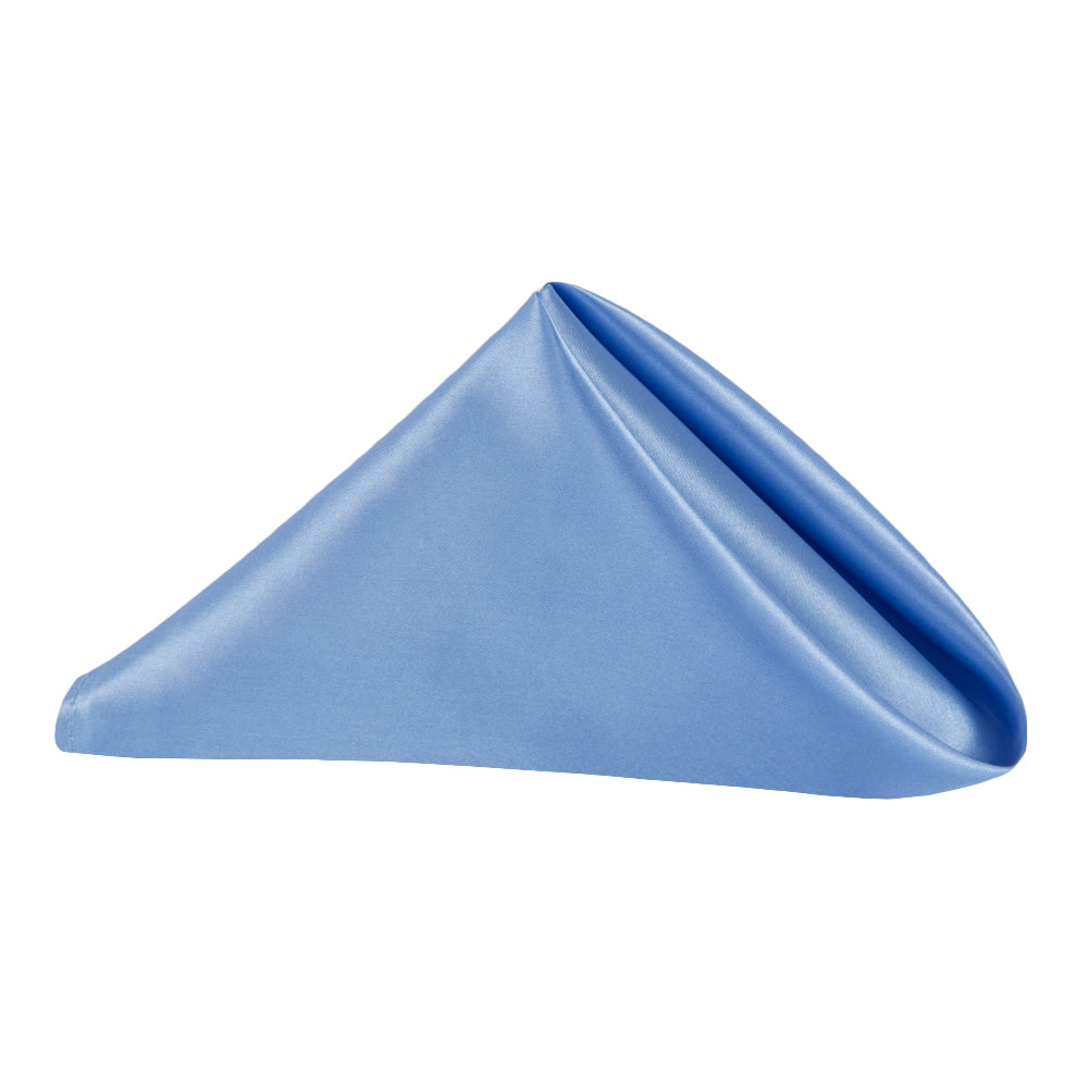 Satin Napkin 20"x20" - Cornflower/Serenity - CV Linens