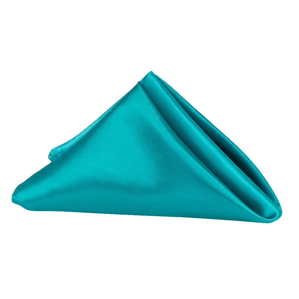 Satin Napkin 20"x20" - Dark Turquoise - CV Linens