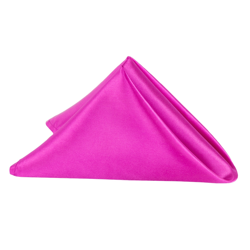 Satin Napkin 20"x20" - Magenta Violet - CV Linens