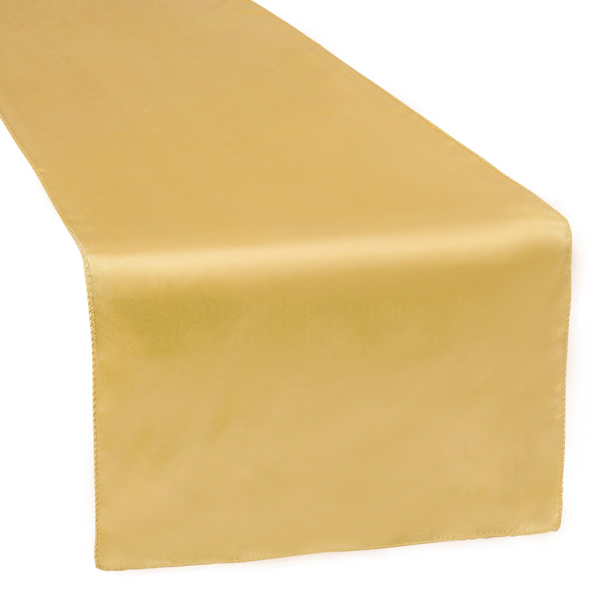Satin Table Runner - Gold Antique