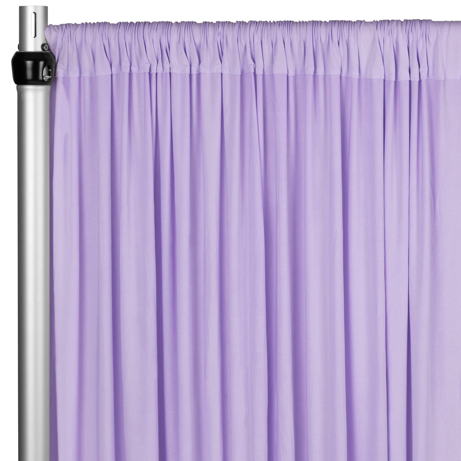 Spandex 4-way Stretch Backdrop Drape Curtain 16ft H x 60" W - Lavender