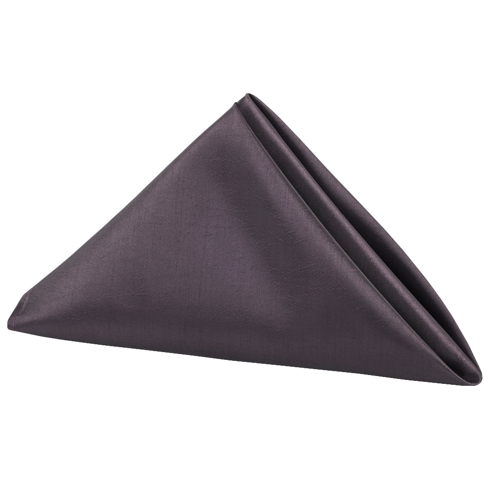 Taffeta Napkin 20"x20" - Eggplant/Plum - CV Linens