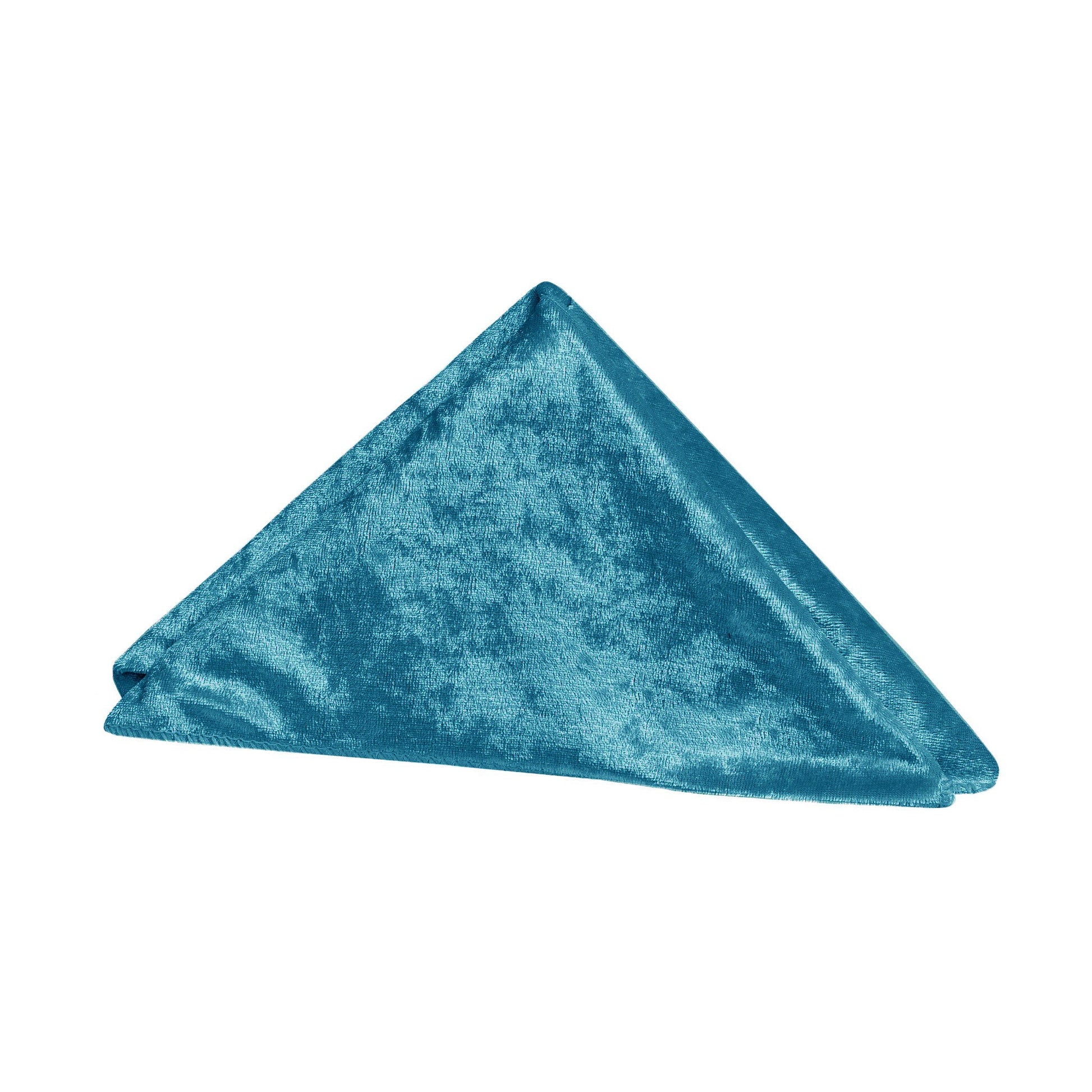 Velvet 20"x20" Linen Napkin - Peacock Teal - CV Linens