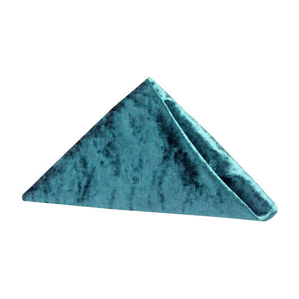 Velvet 20"x20" Linen Napkin - Dark Turquoise - CV Linens