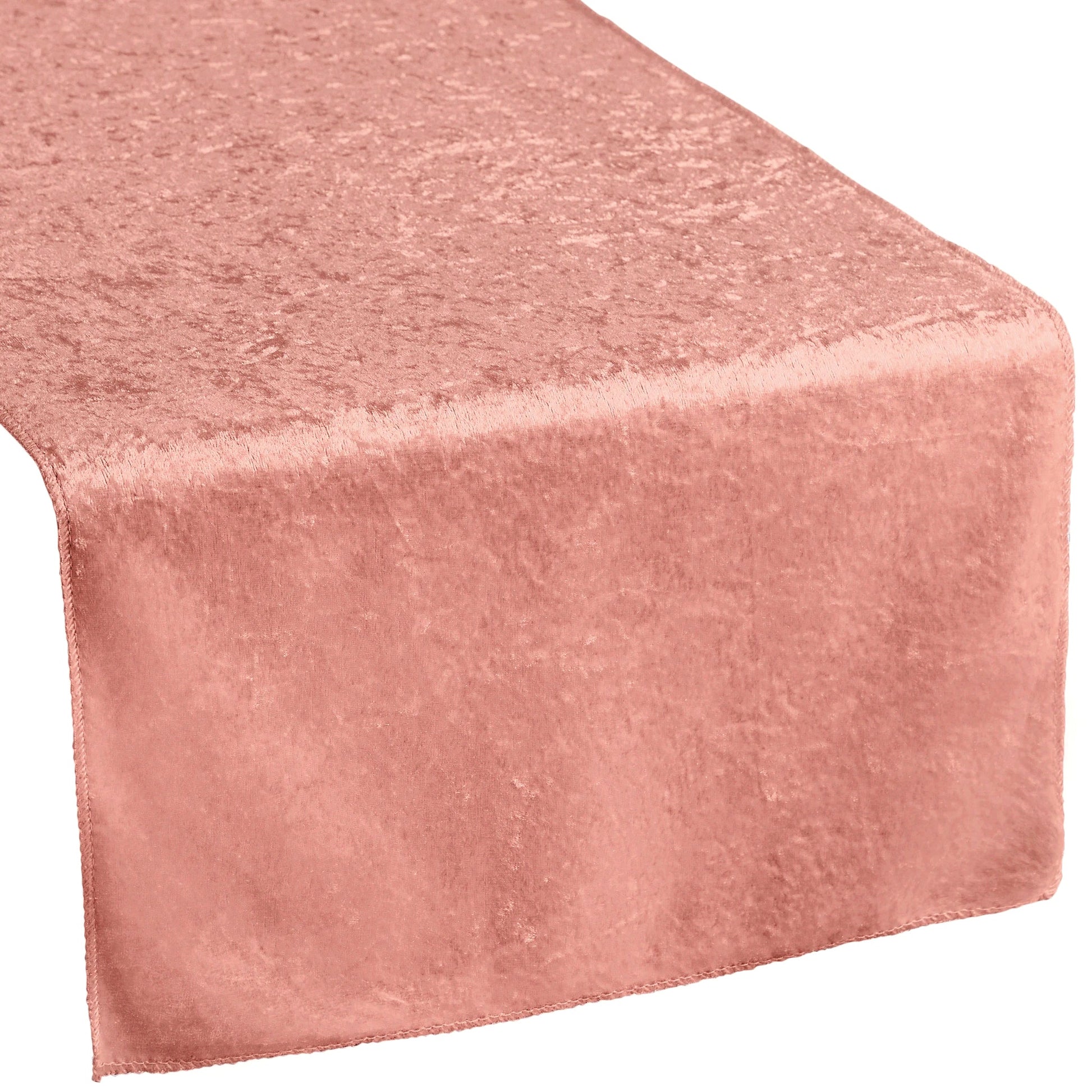 Velvet Table Runner - Cinnamon Rose - CV Linens