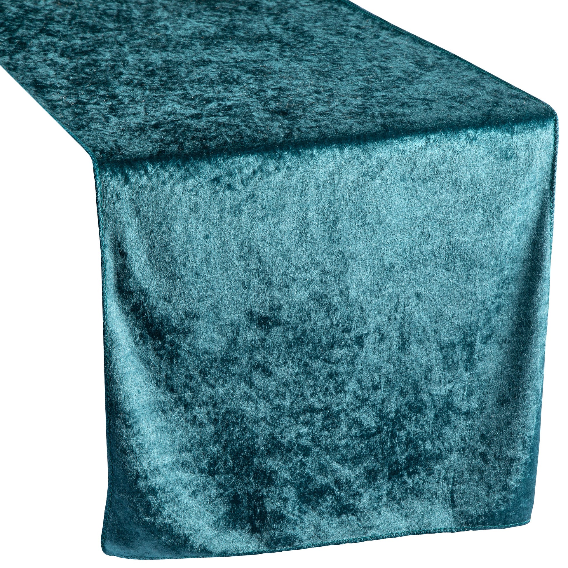 Velvet Table Runner - Dark Turquoise - CV Linens