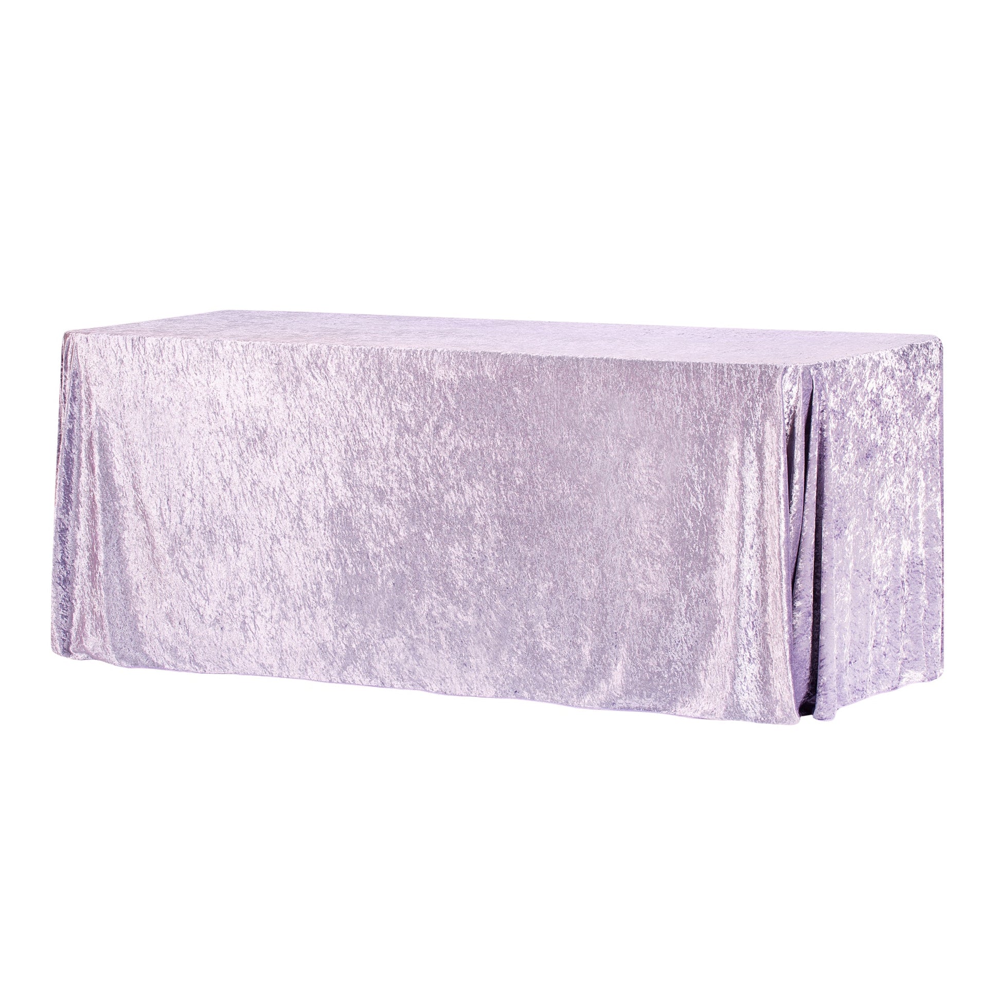 Velvet 90"x132" Rectangular Tablecloth - Wisteria - CV Linens