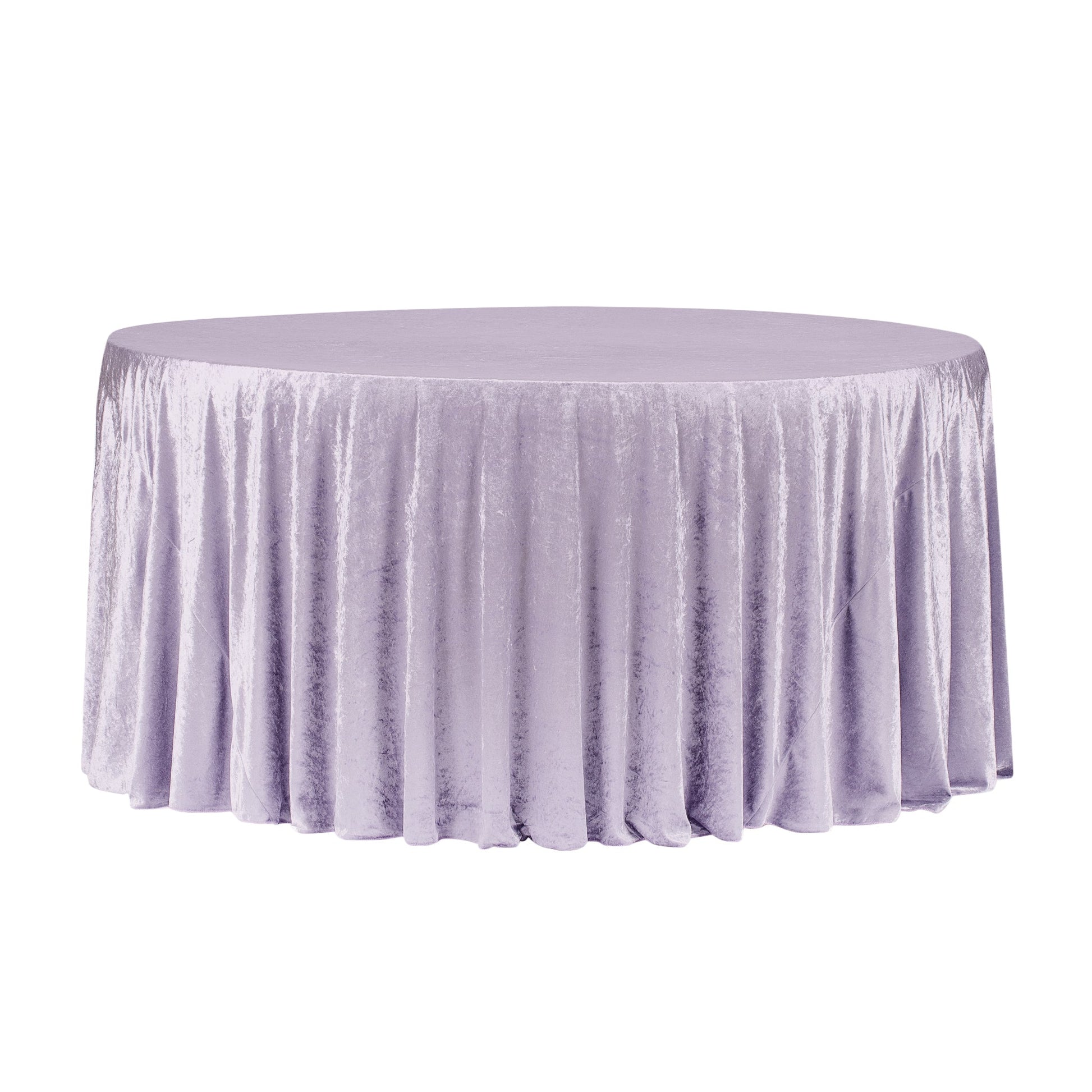 Velvet 120" Round Tablecloth - Wisteria - CV Linens