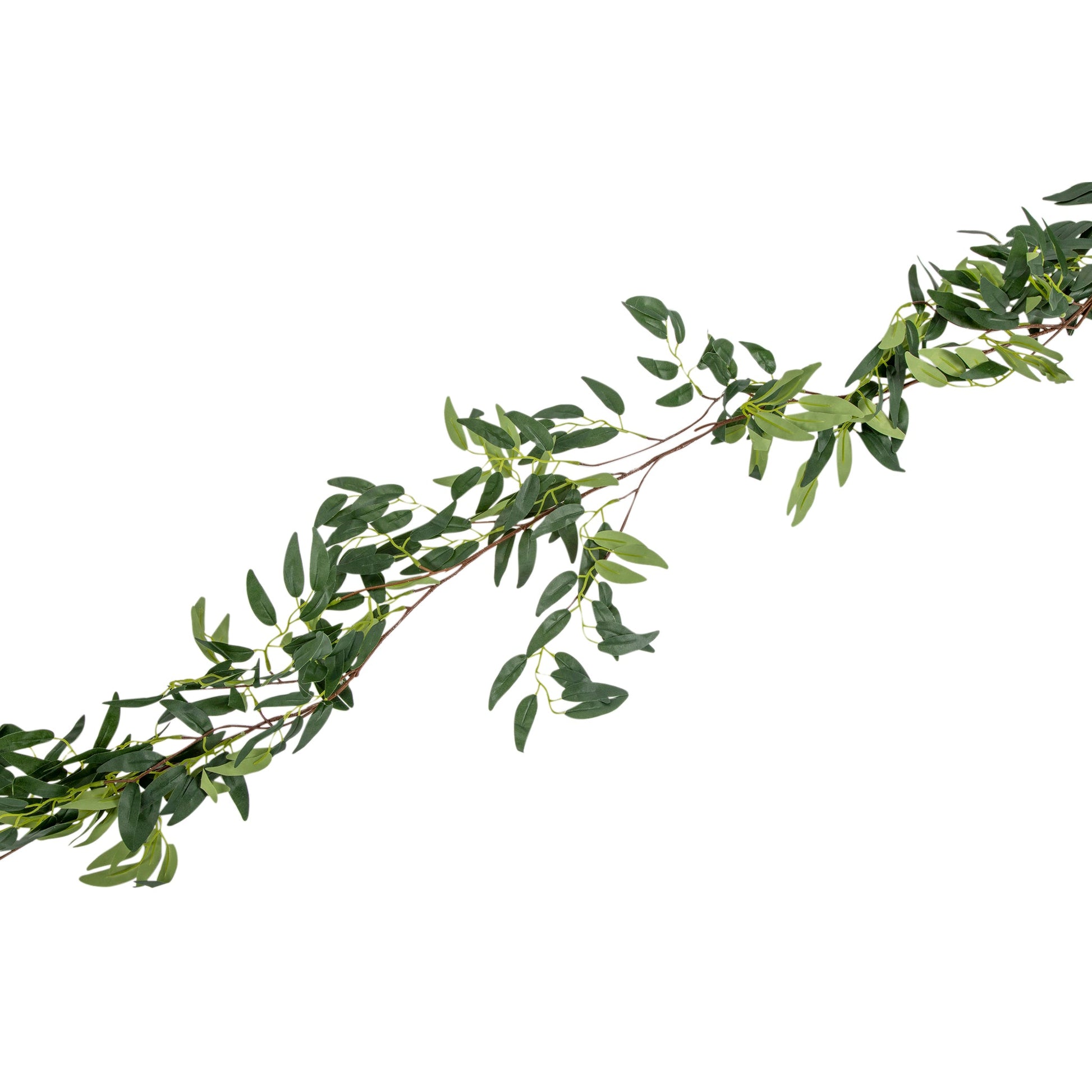 Artificial Faux Willow Greenery Garland 6ft Long