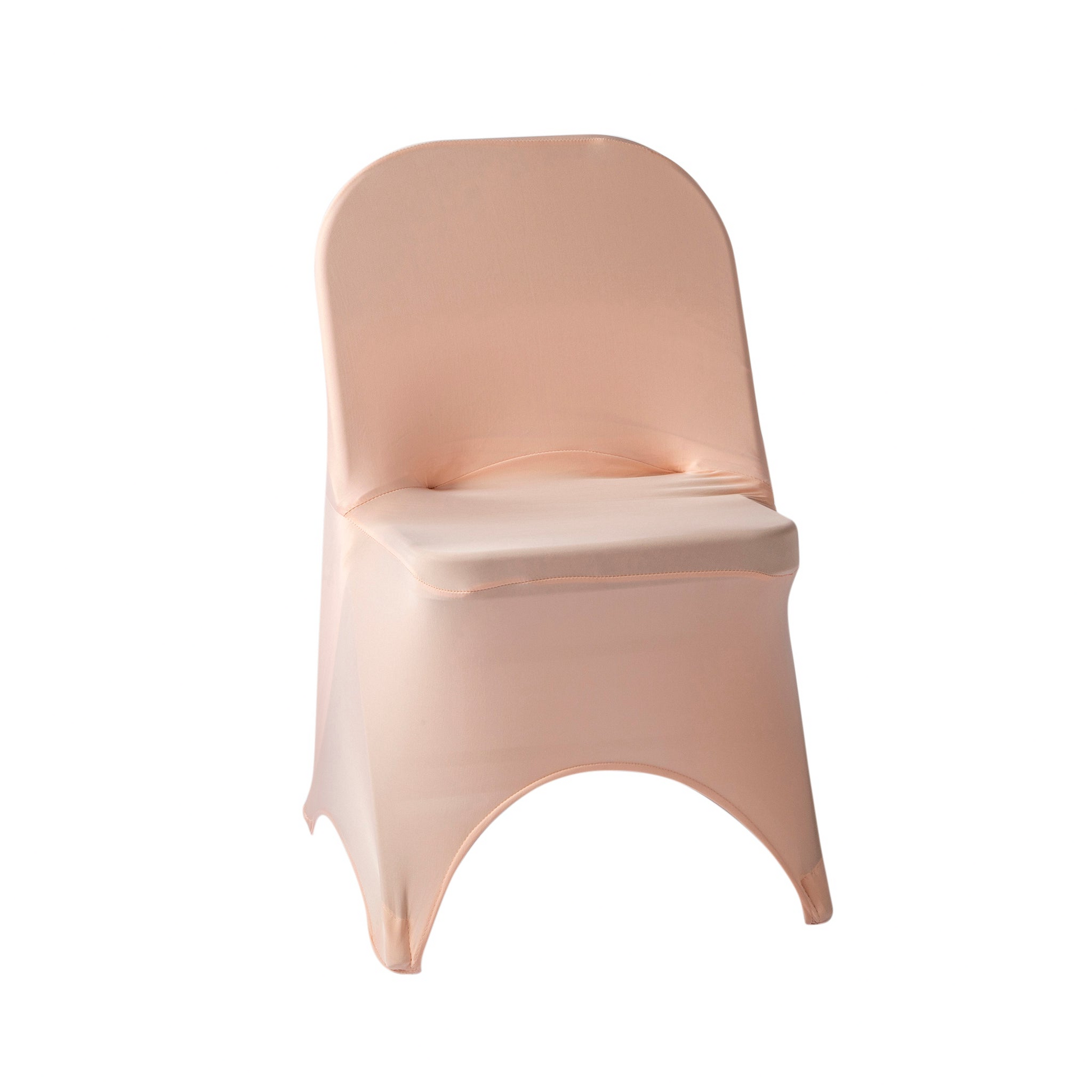 Folding Spandex Chair Cover - Blush - CV Linens