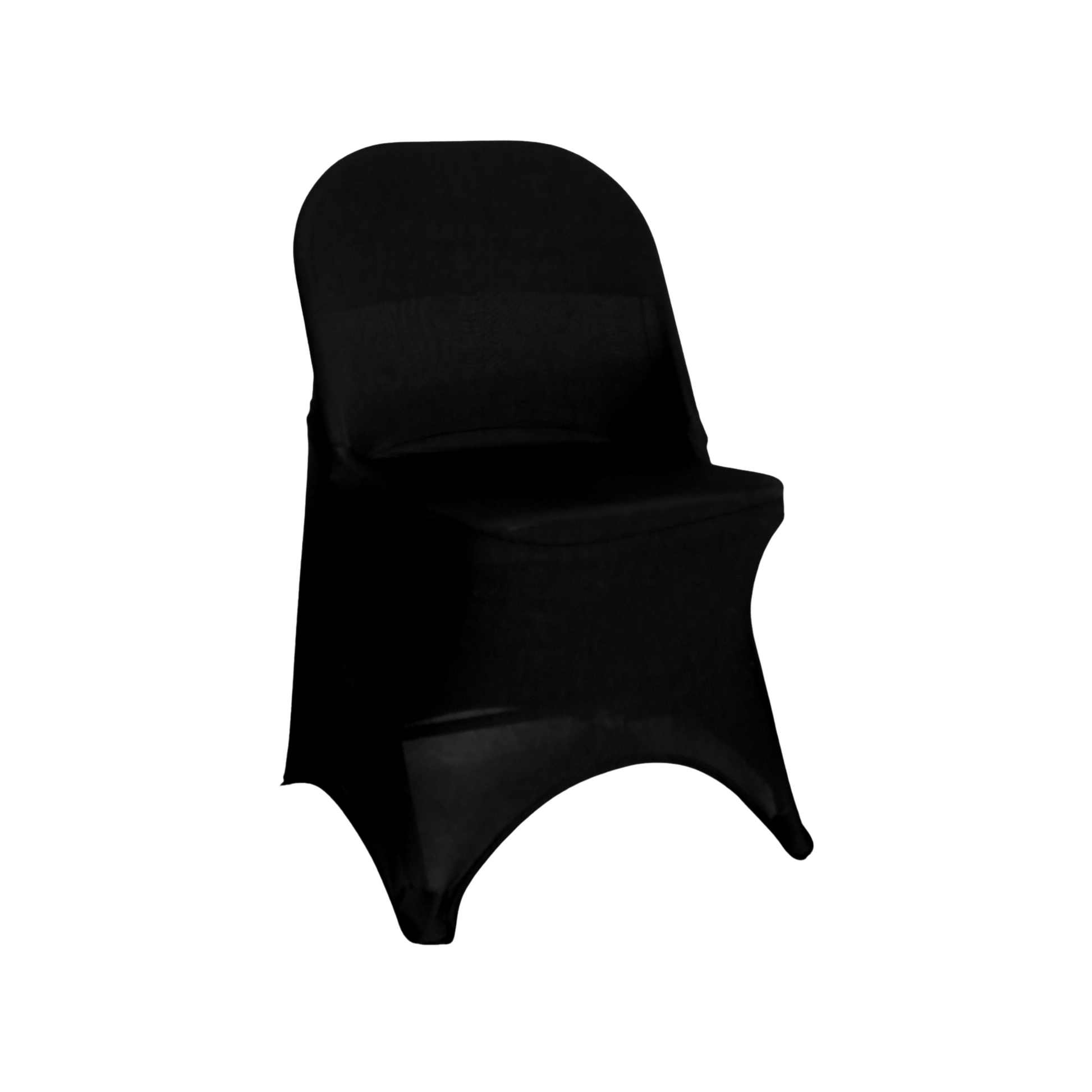 Folding Spandex Chair Cover - Black