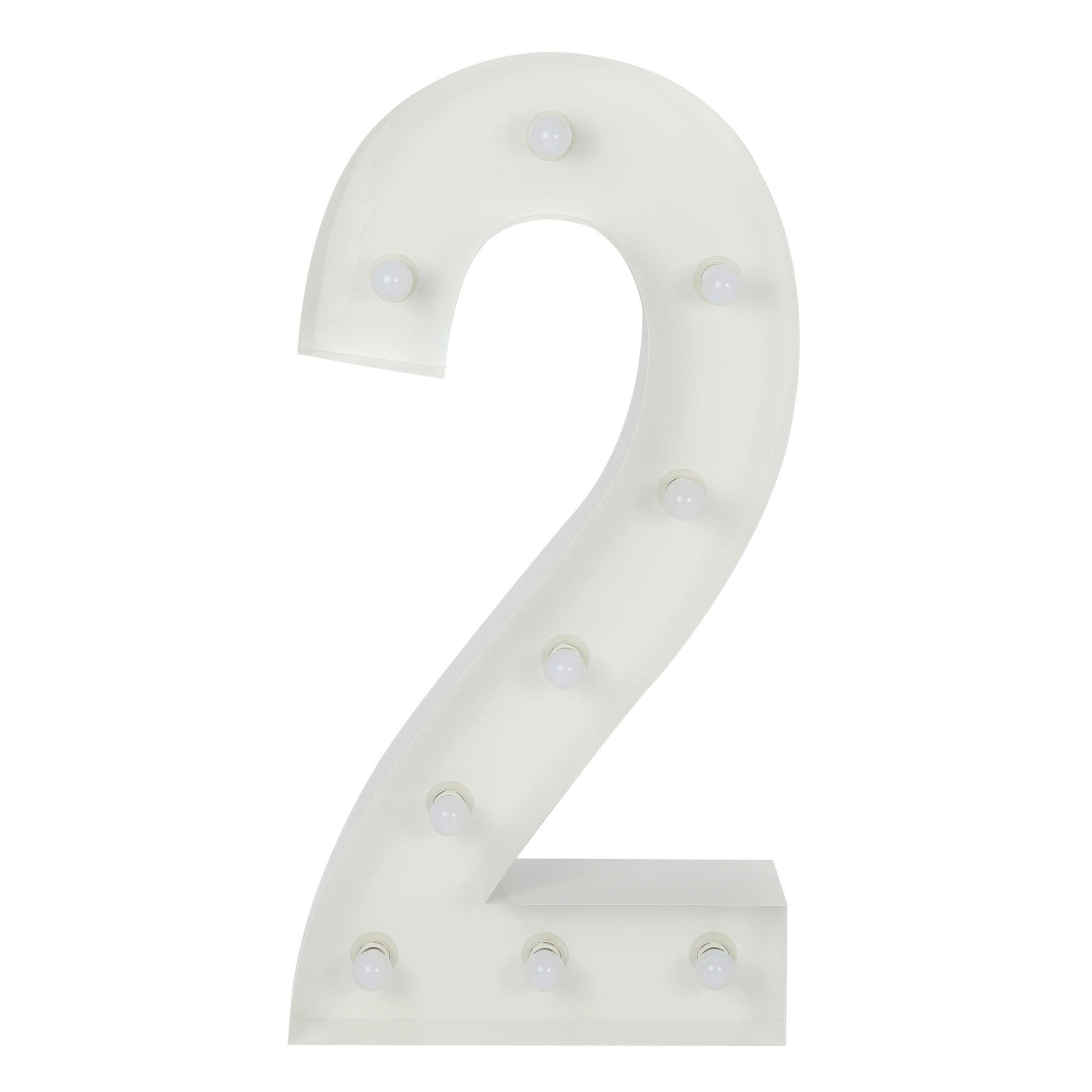 Large 4ft Tall LED Marquee Number - 2