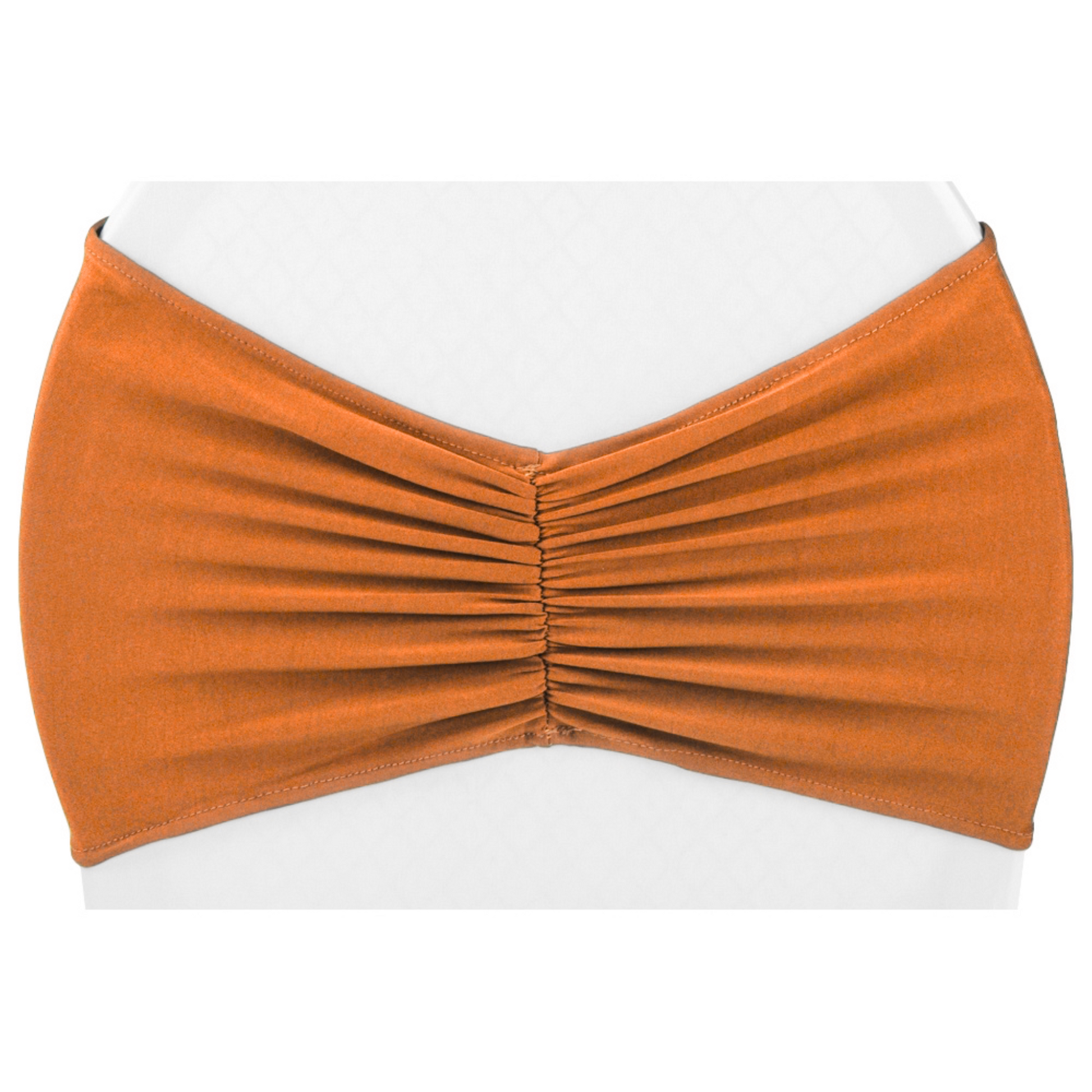 Ruffled Spandex Chair Band - Terracotta