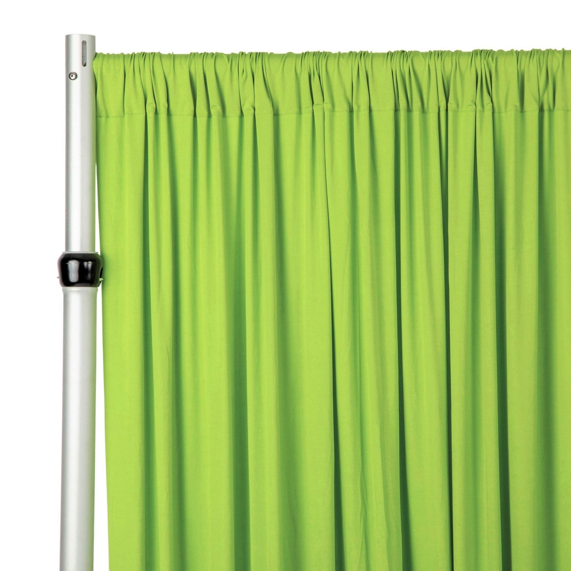 Spandex 4-way Stretch Backdrop Drape Curtain 16ft H x 60" W - Apple Green