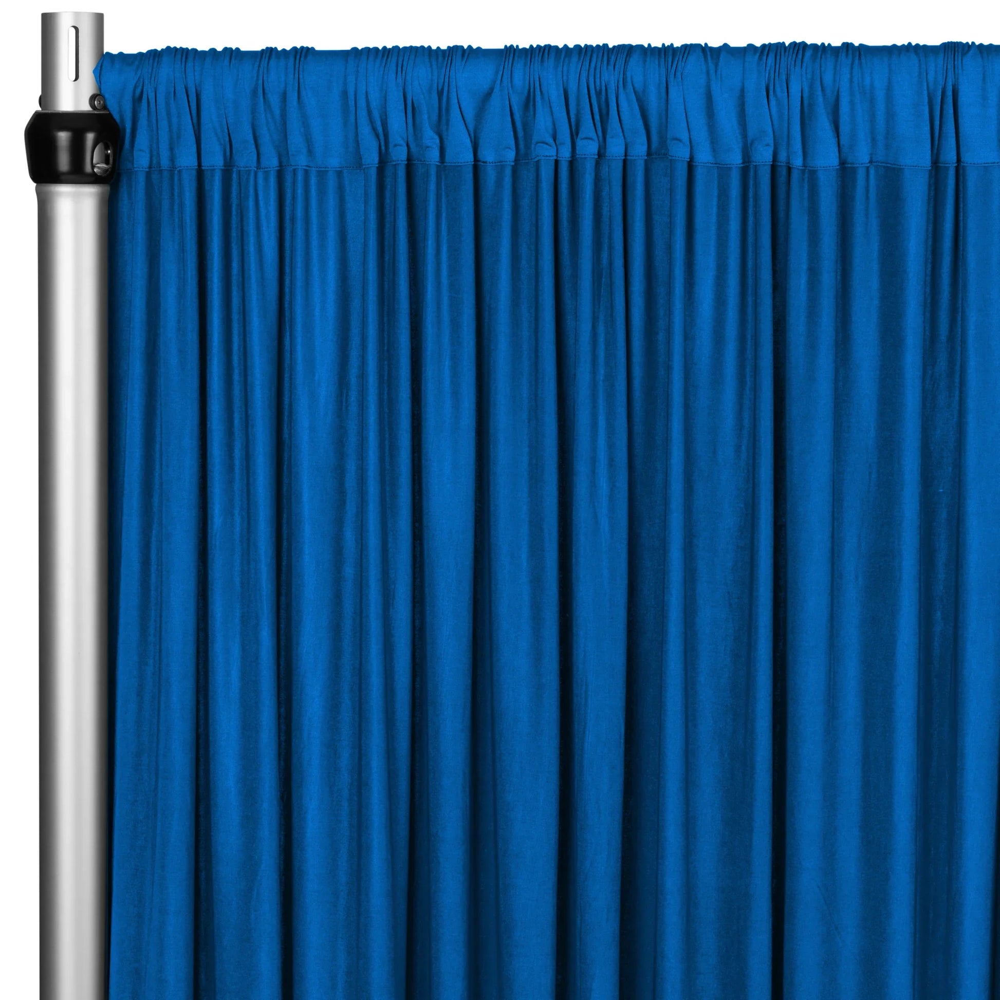 Spandex 4-way Stretch Backdrop Drape Curtain 20ft H x 60" W - Royal Blue