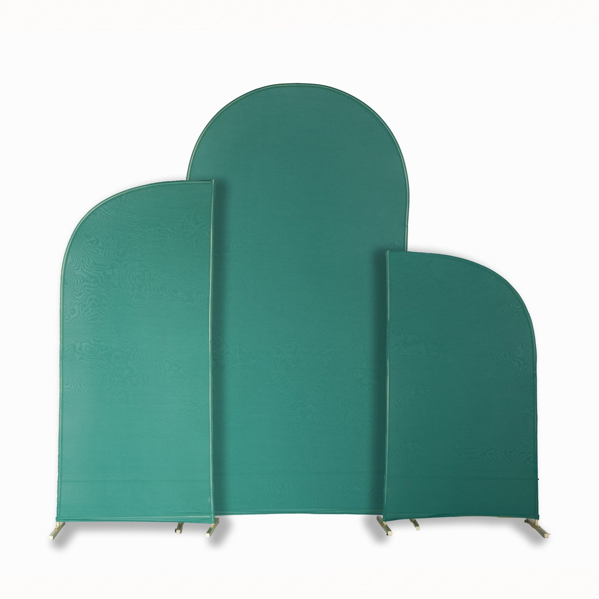 Spandex Arch Covers for Chiara Frame Backdrop 3pc/set - Emerald Green