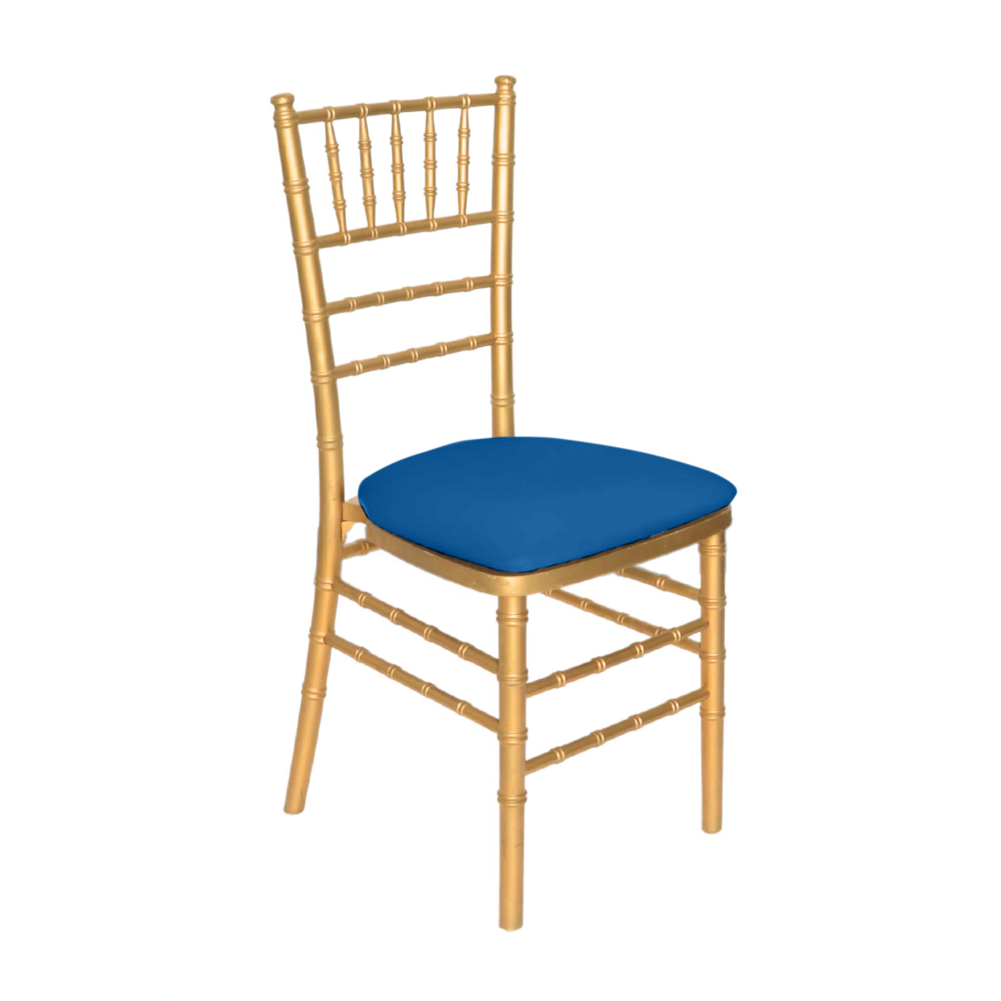 5 pcs/pk Spandex Chiavari Seat Pad Cover - Royal Blue - CV Linens