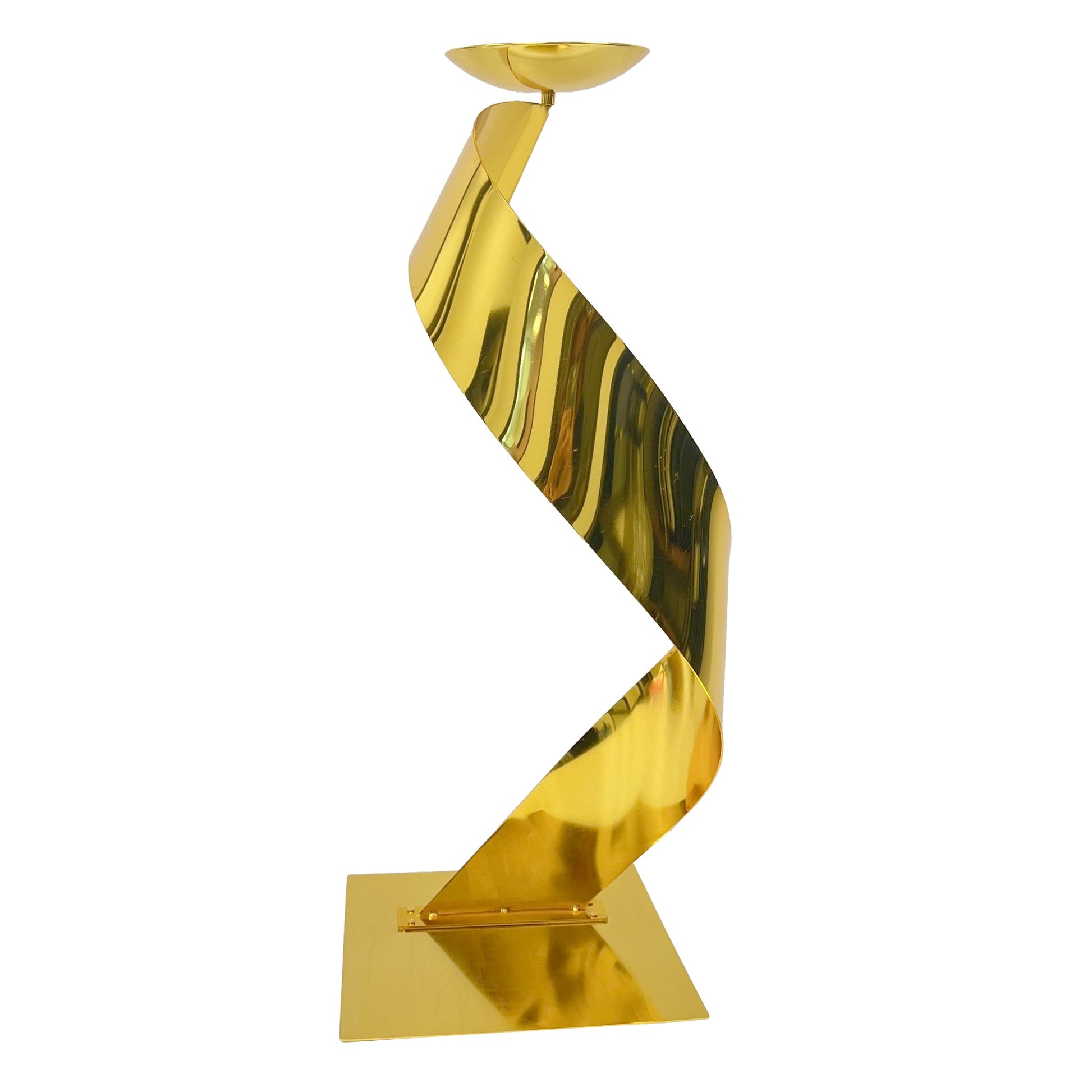 Spiral Ribbon Floral Centerpiece Stand