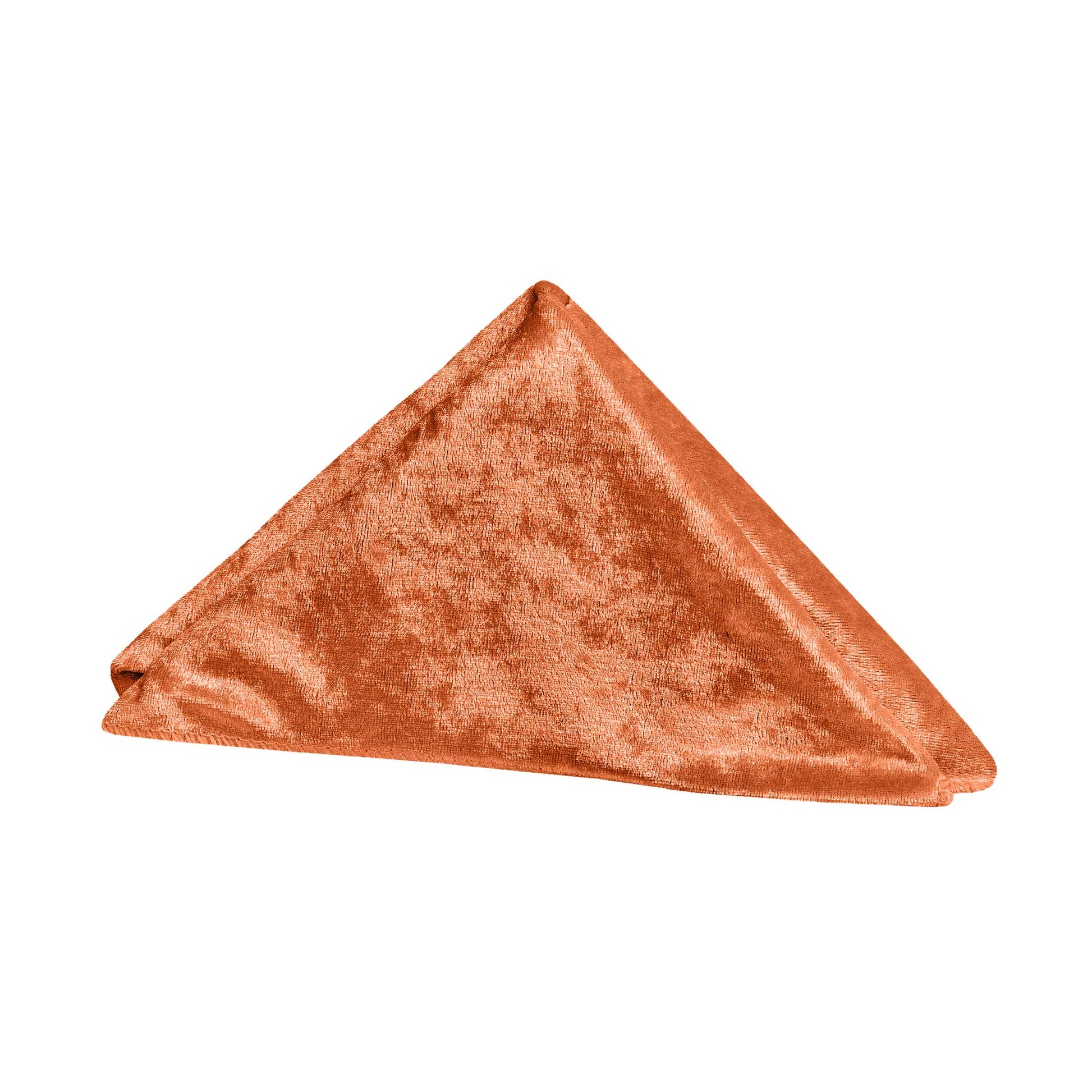 Velvet 20"x20" Linen Napkin - Terracotta