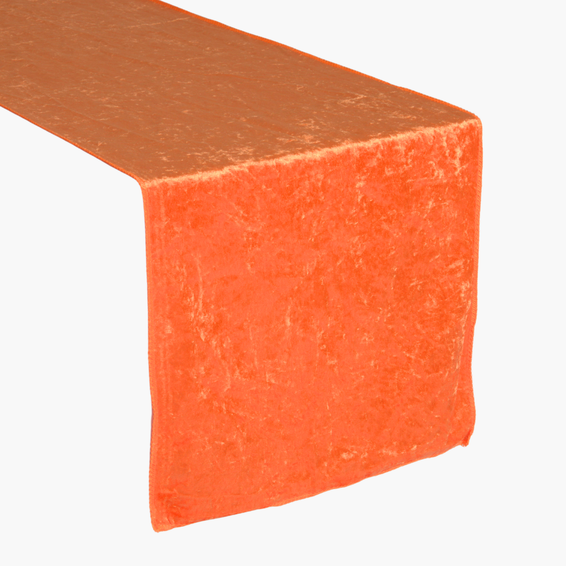 Velvet Table Runner - Orange - CV Linens