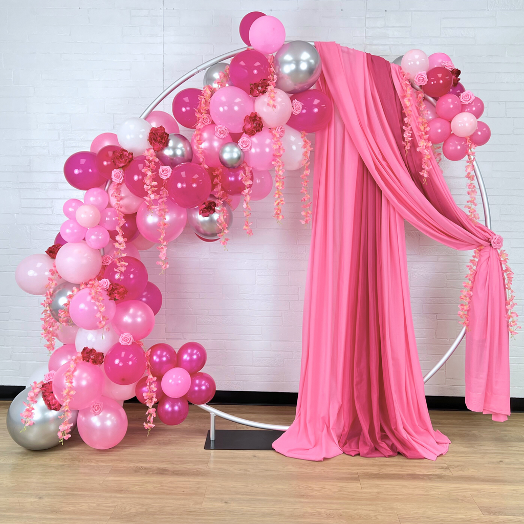 12 Pack Hanging Wisteria Vines Silk Flower Stem - Pink