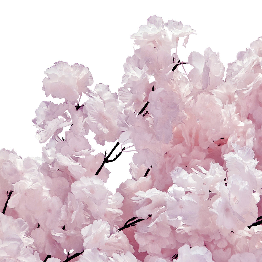 2 pcs 9.5ft Pink Cherry Blossom Wedding Arch Backdrop
