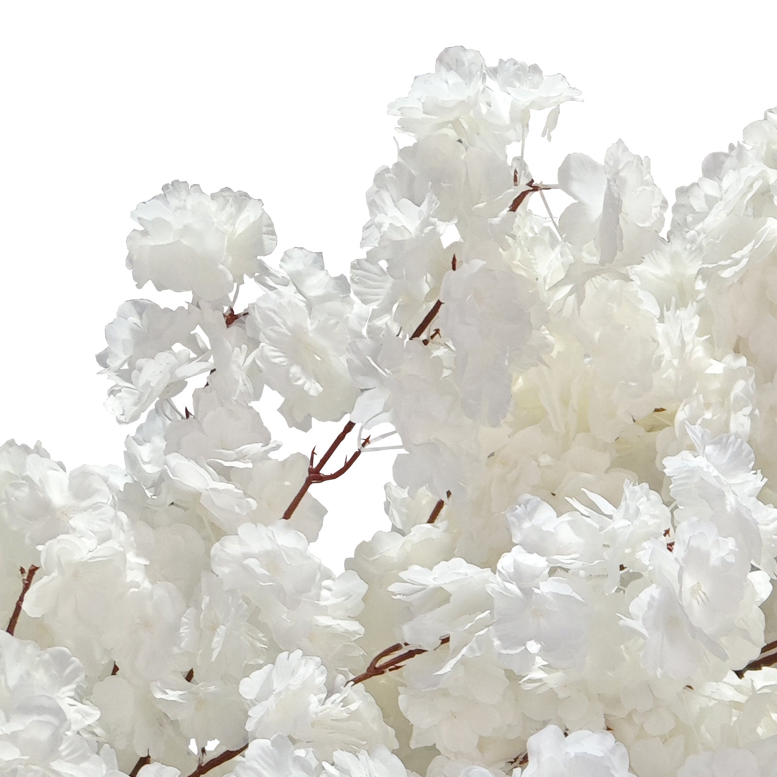 2 pcs 9.5ft White Cherry Blossom Wedding Arch Backdrop