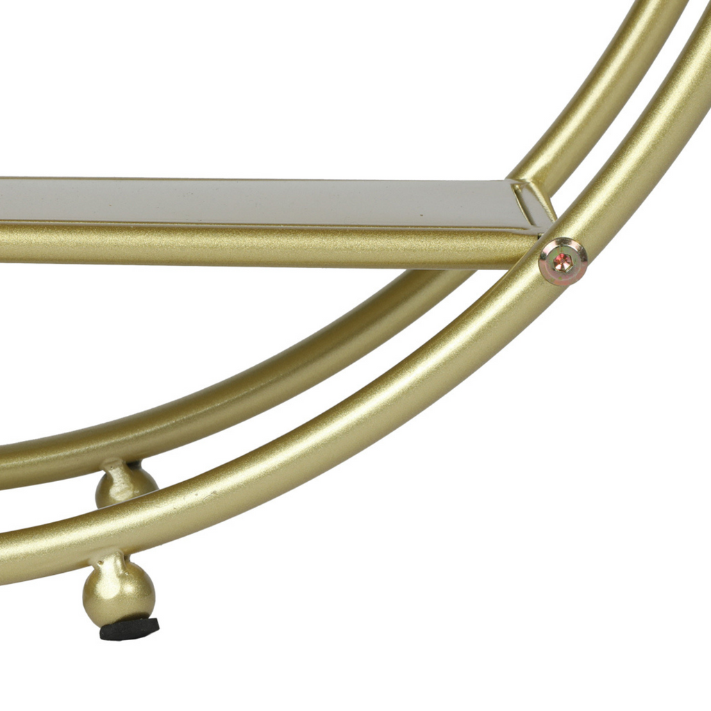 3 Tier Wheel Ring Dessert Stand - Gold